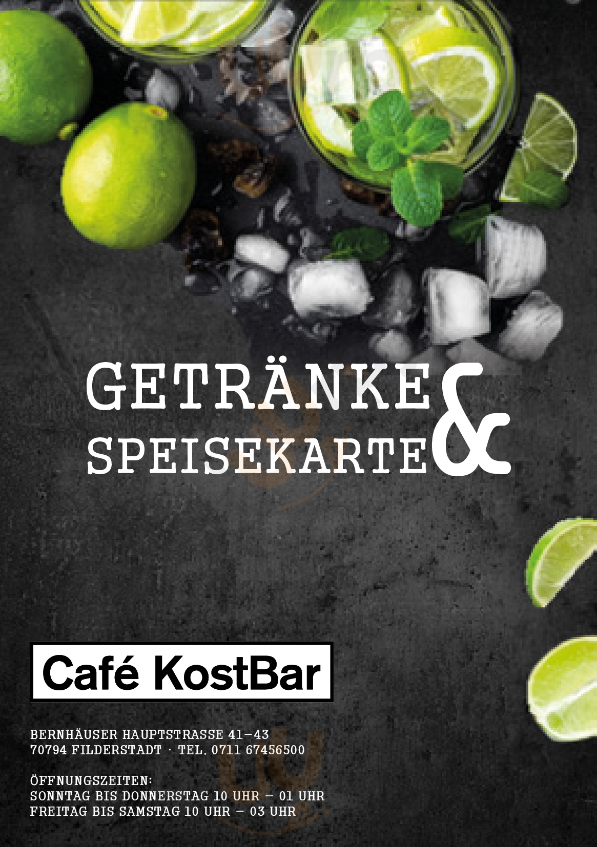 Café Kostbar Filderstadt Menu - 1