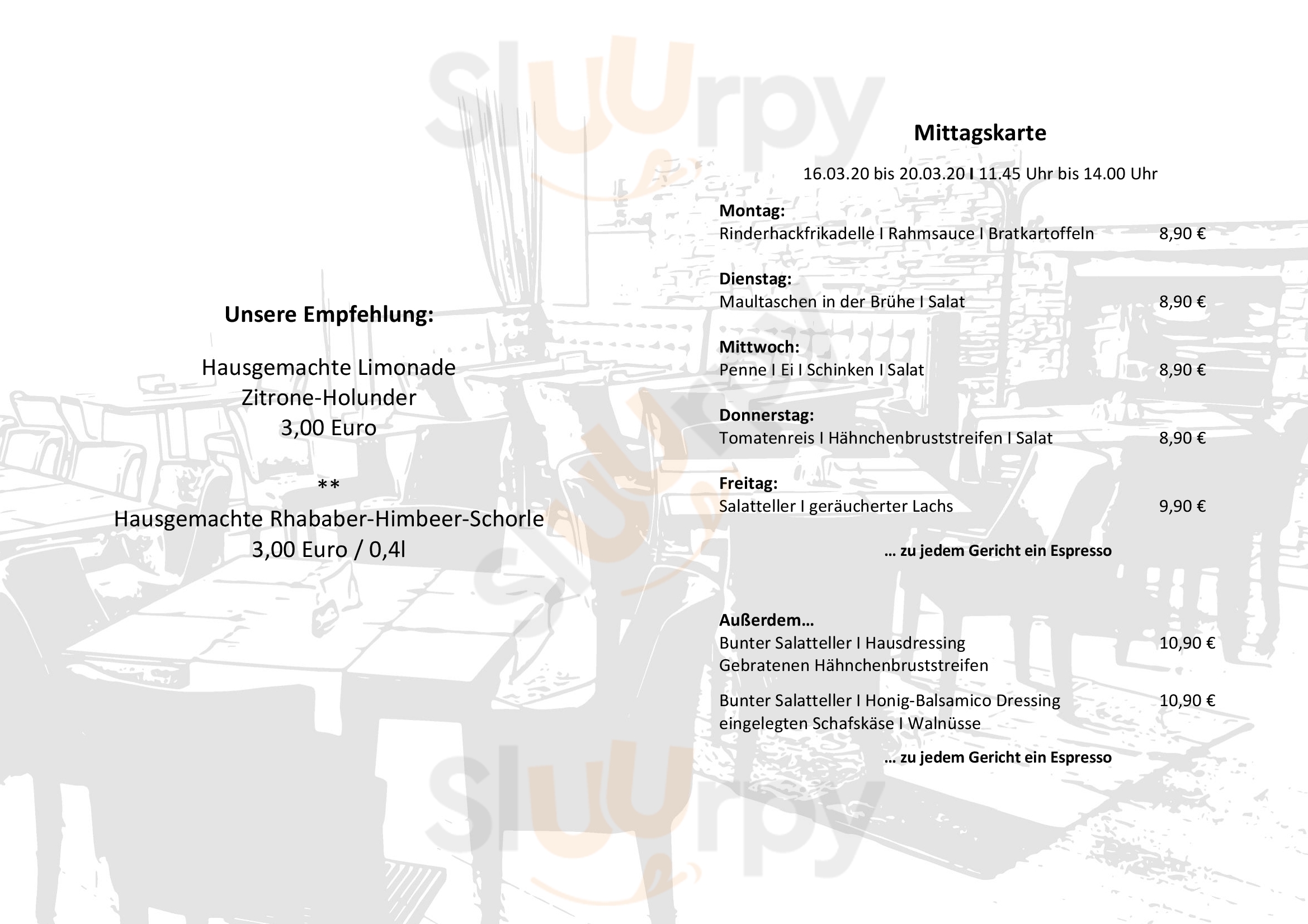 Café Hirschbrunnen Schramberg Menu - 1