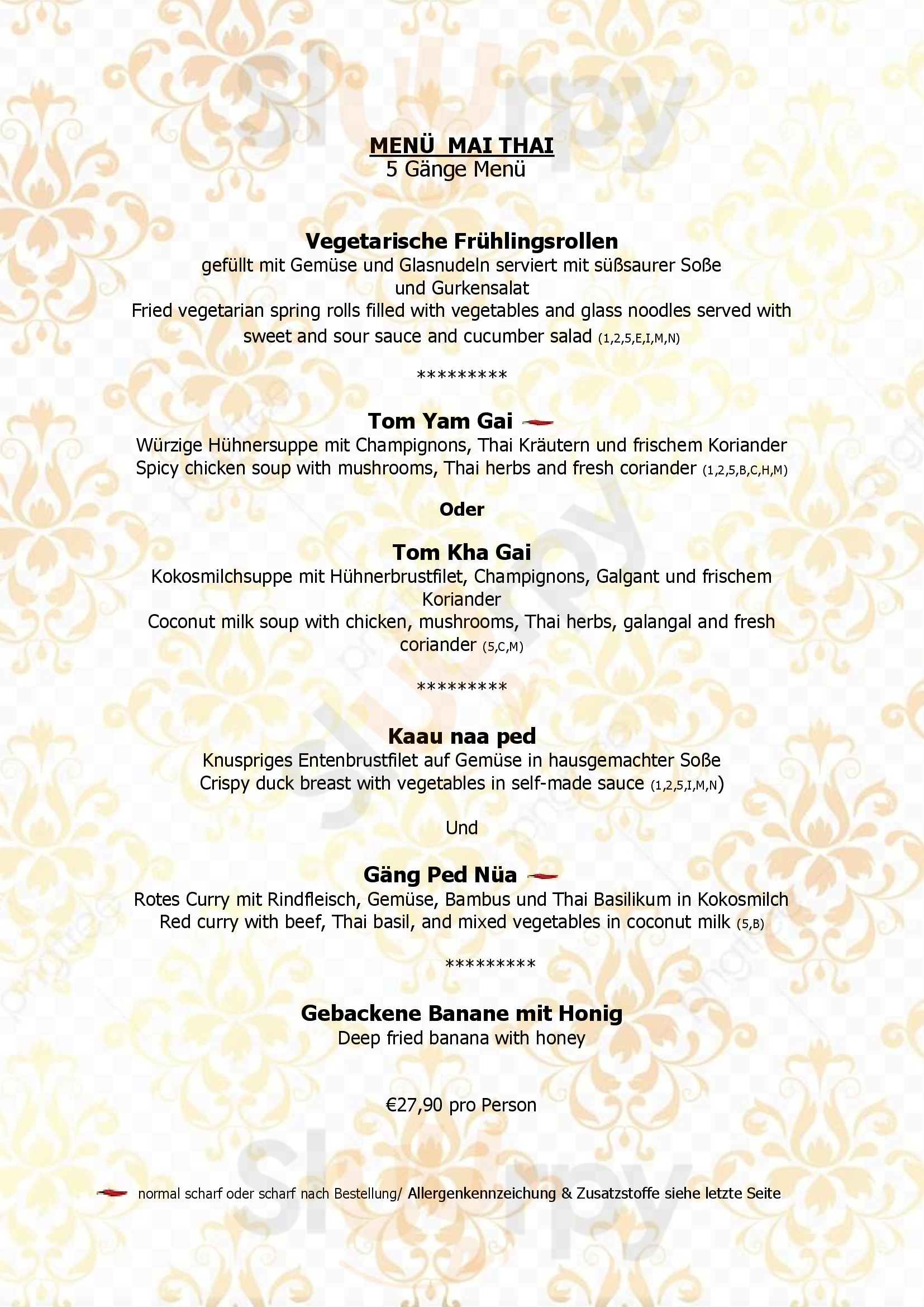 Mai Thai Restaurant Bad Oldesloe Menu - 1