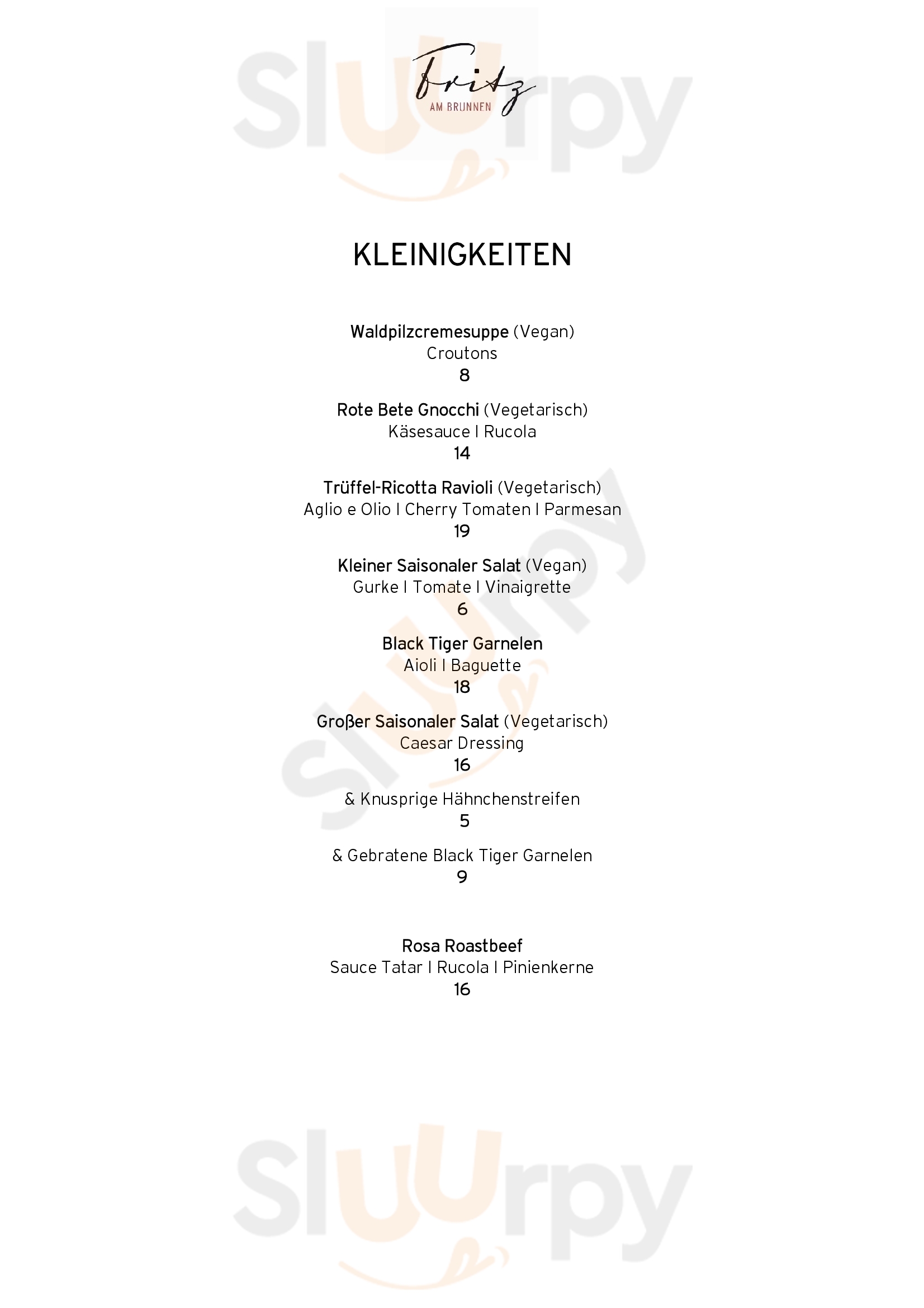 Restaurant Preuß Schwelm Menu - 1