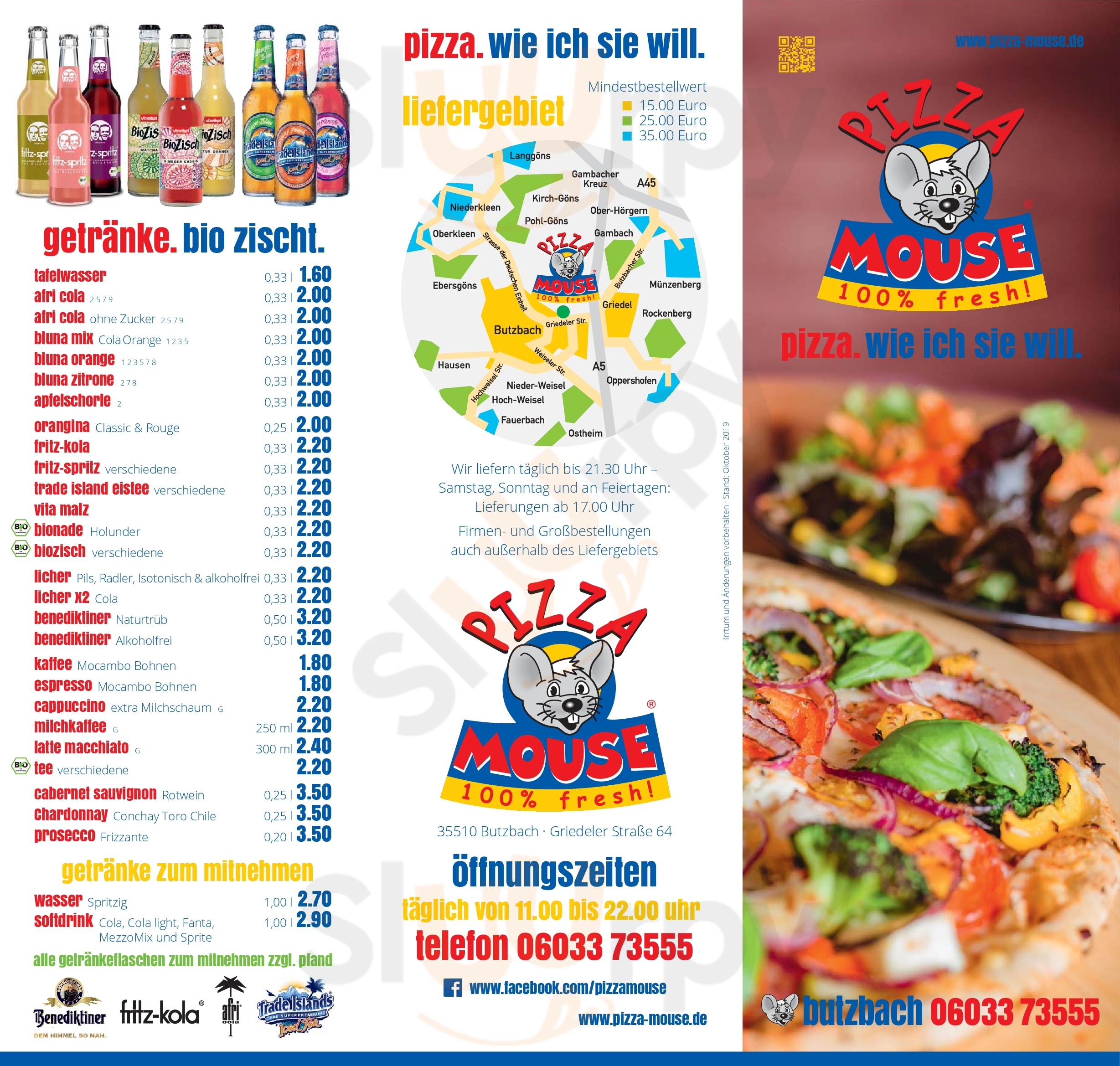 Pizza Mouse Butzbach Menu - 1