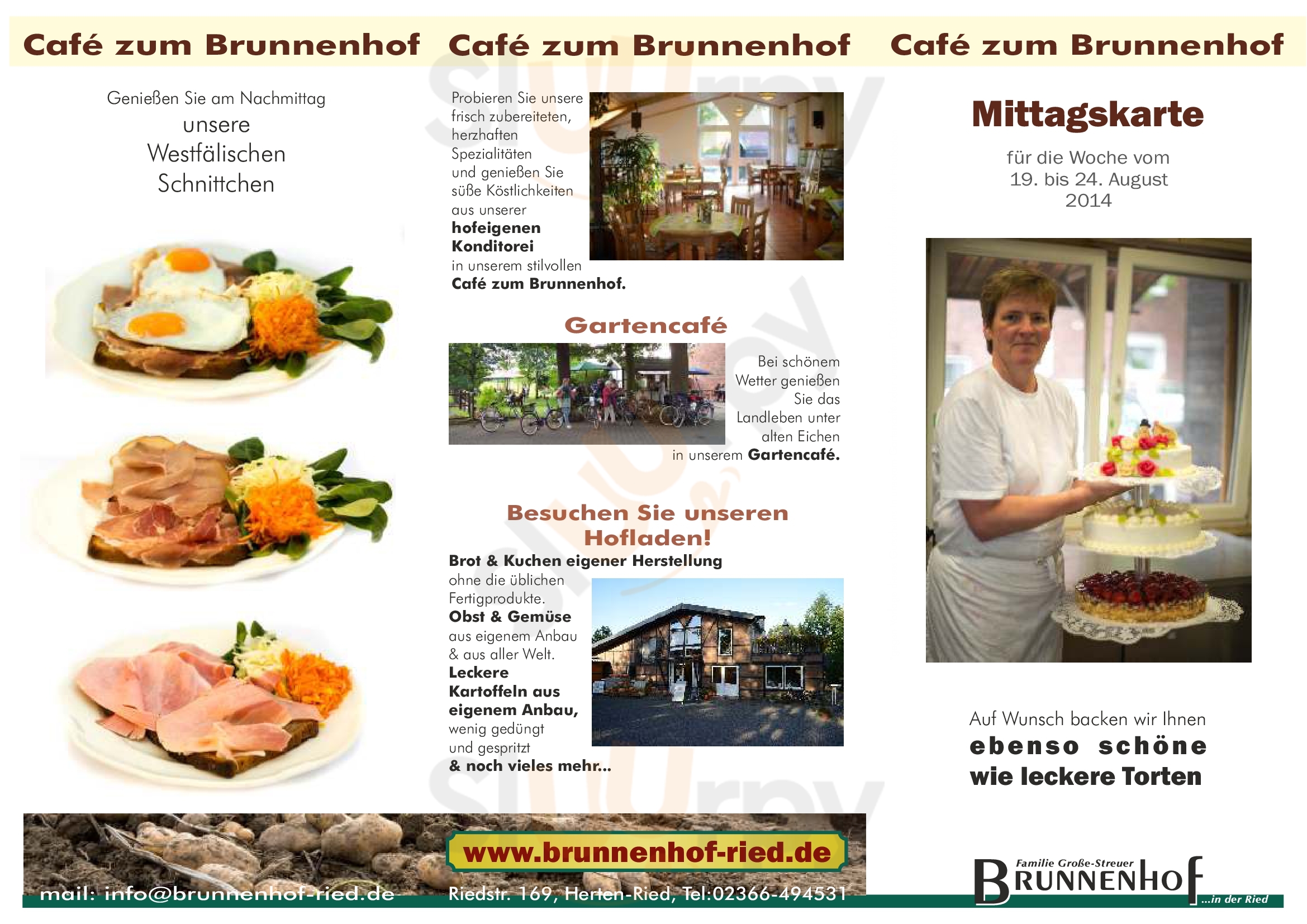 Große-streuer Ohg Gaststätte Brunnenhof Herten Menu - 1