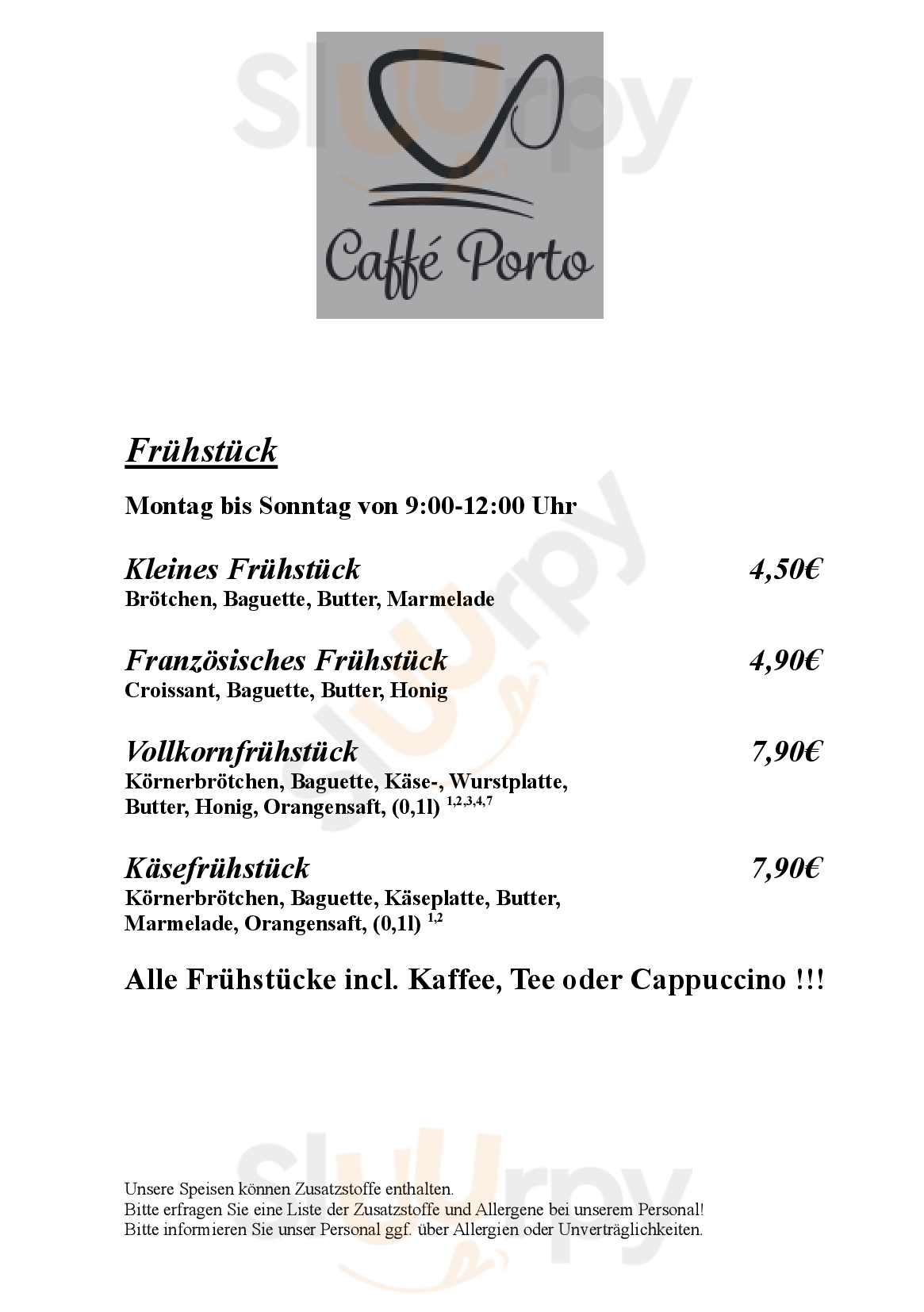 Caffé Porto Breisach am Rhein Menu - 1