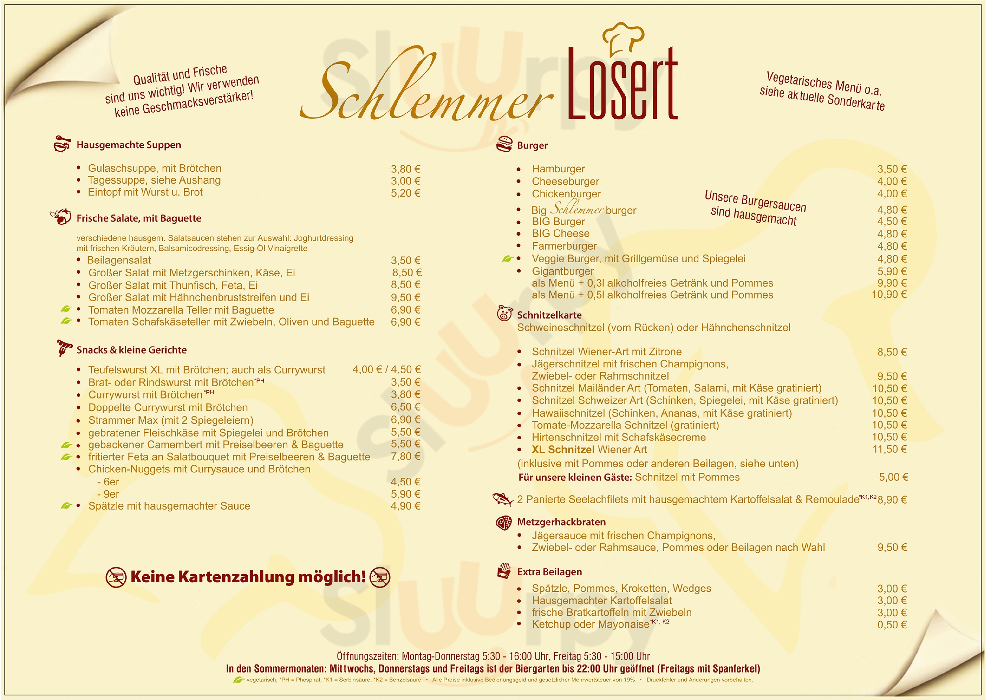 Schlemmer Losert Bistro Rodgau Menu - 1