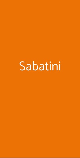 Sabatini Firenze, Firenze