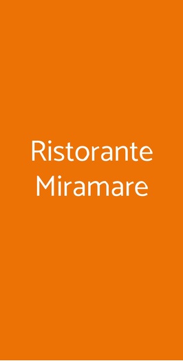 Ristorante Miramare