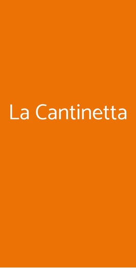 La Cantinetta Osteria Con Cucina, Firenze