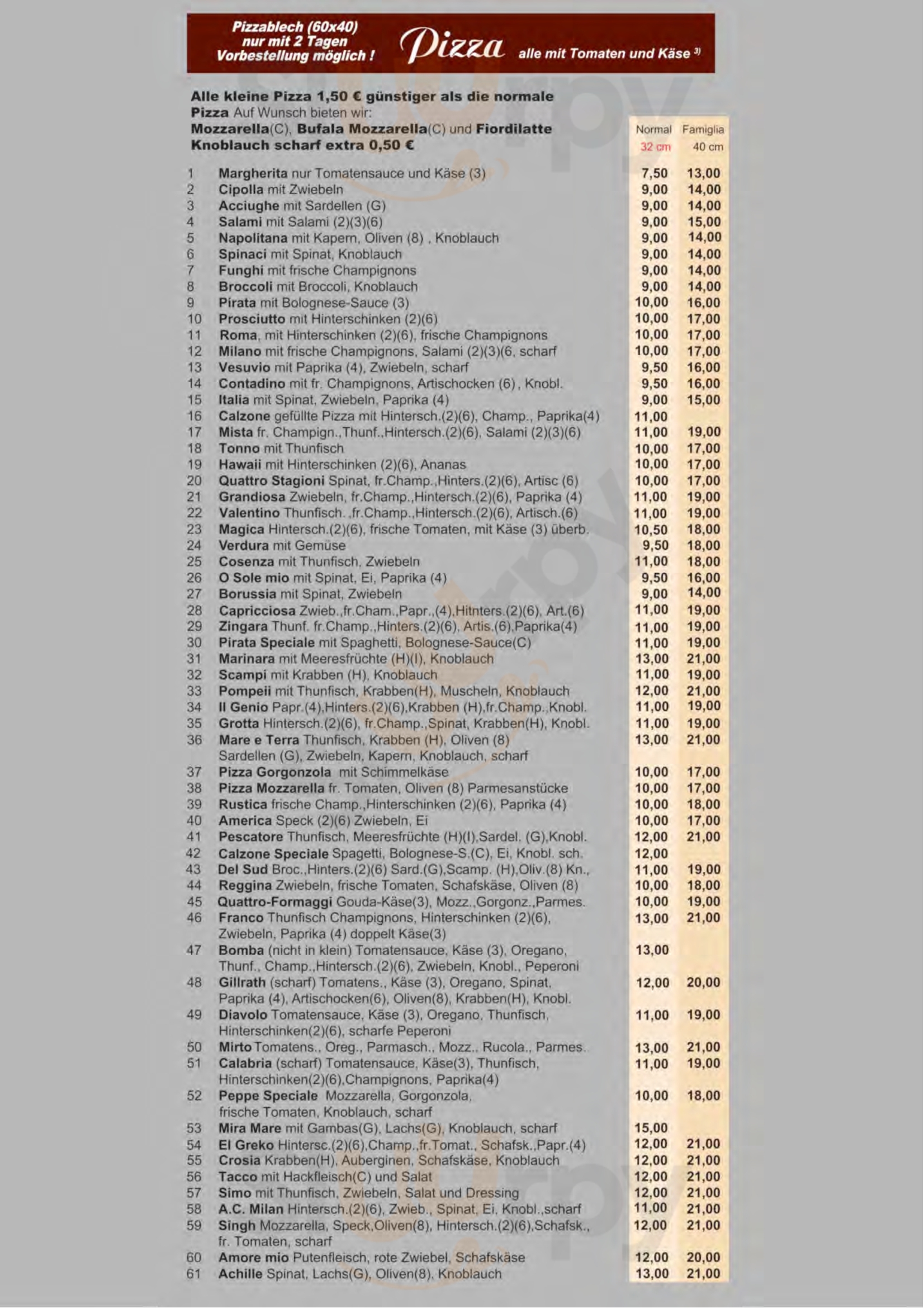 Il Genio Geilenkirchen Menu - 1