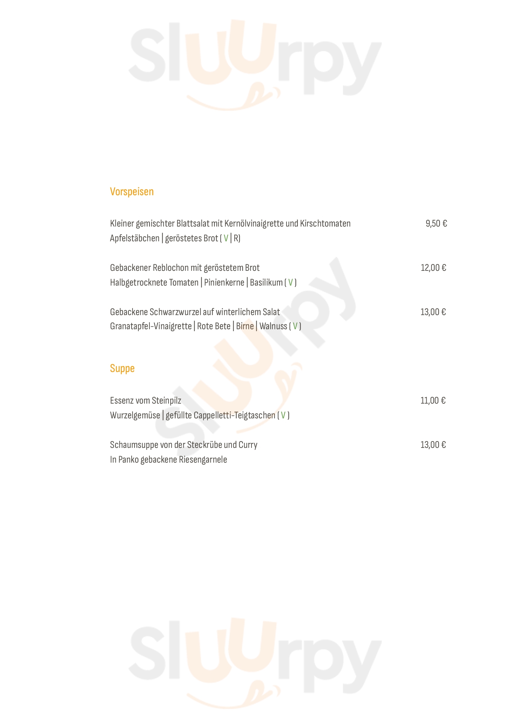 Sonne Stuben Frankenberg Menu - 1