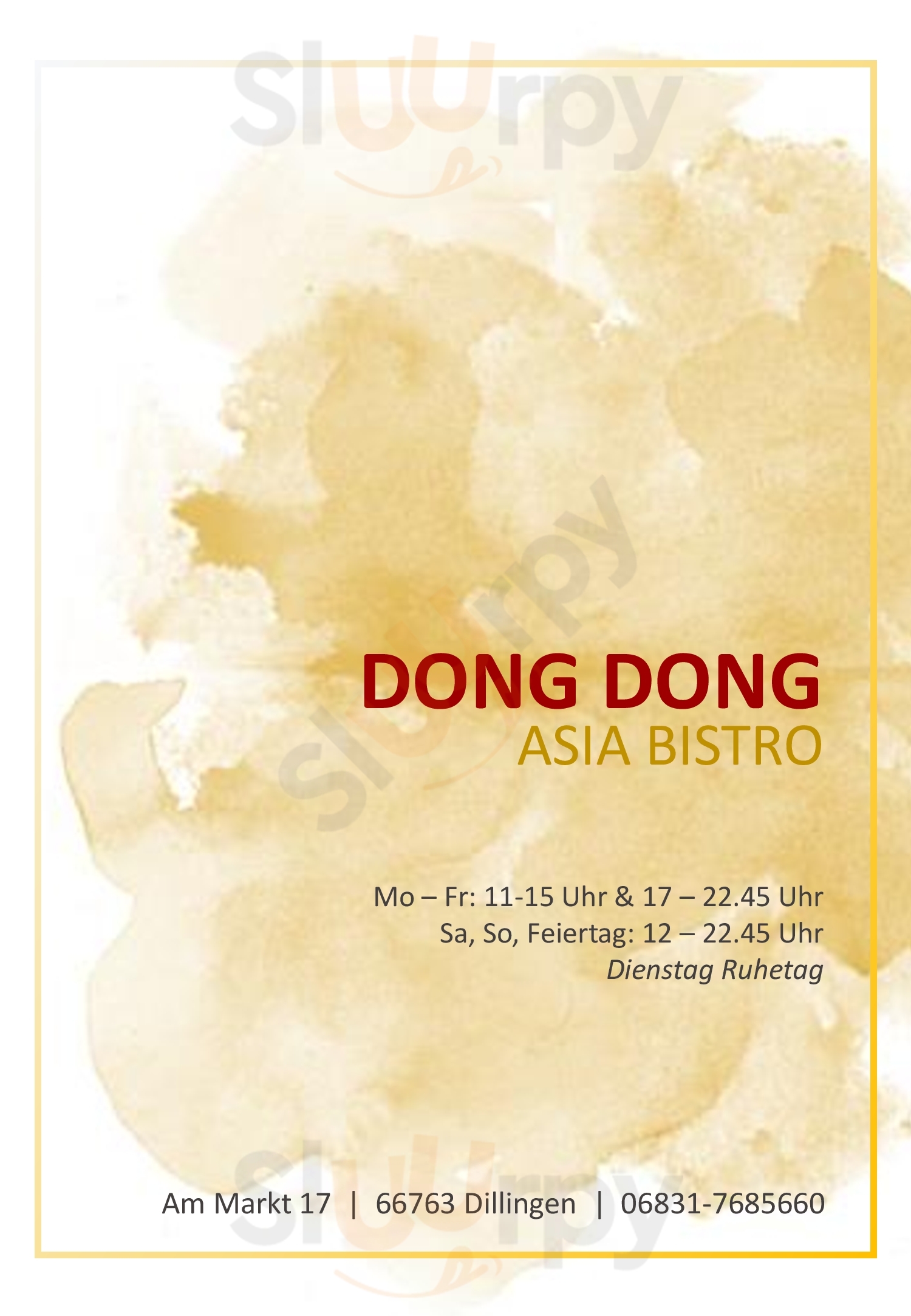 Dong Dong Asia Bistro Dillingen Menu - 1