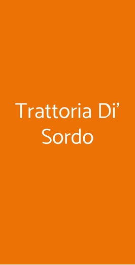 Osteria Il Sordo