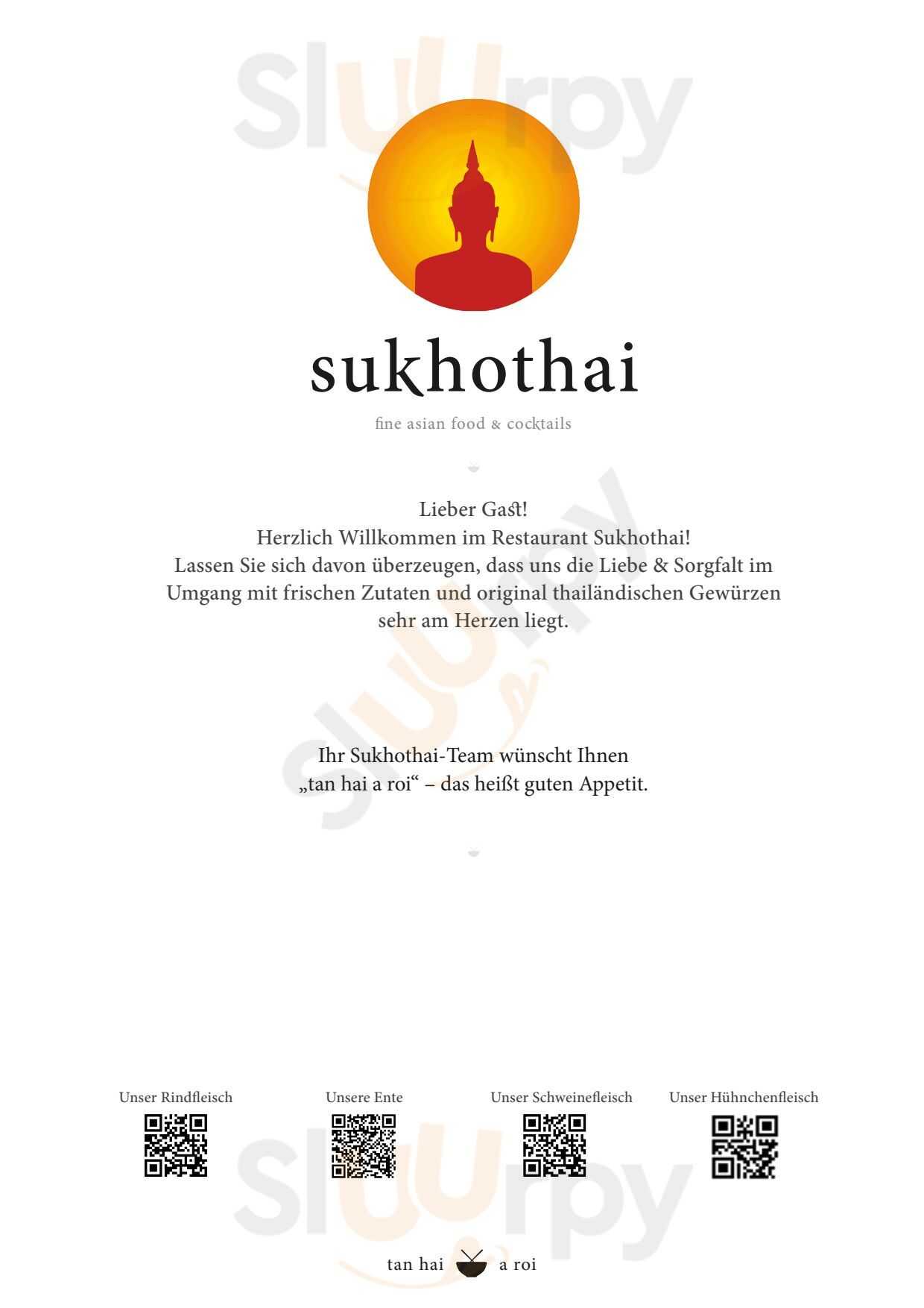 Sukhothai Sprockhövel Menu - 1