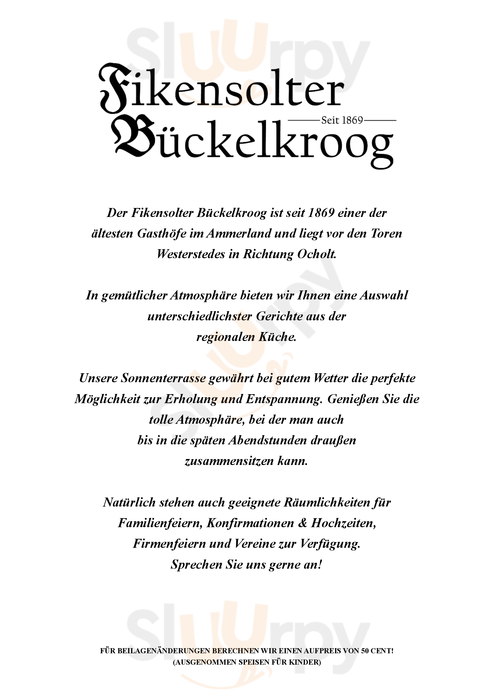 Fikensolter Bückelkroog Westerstede Menu - 1