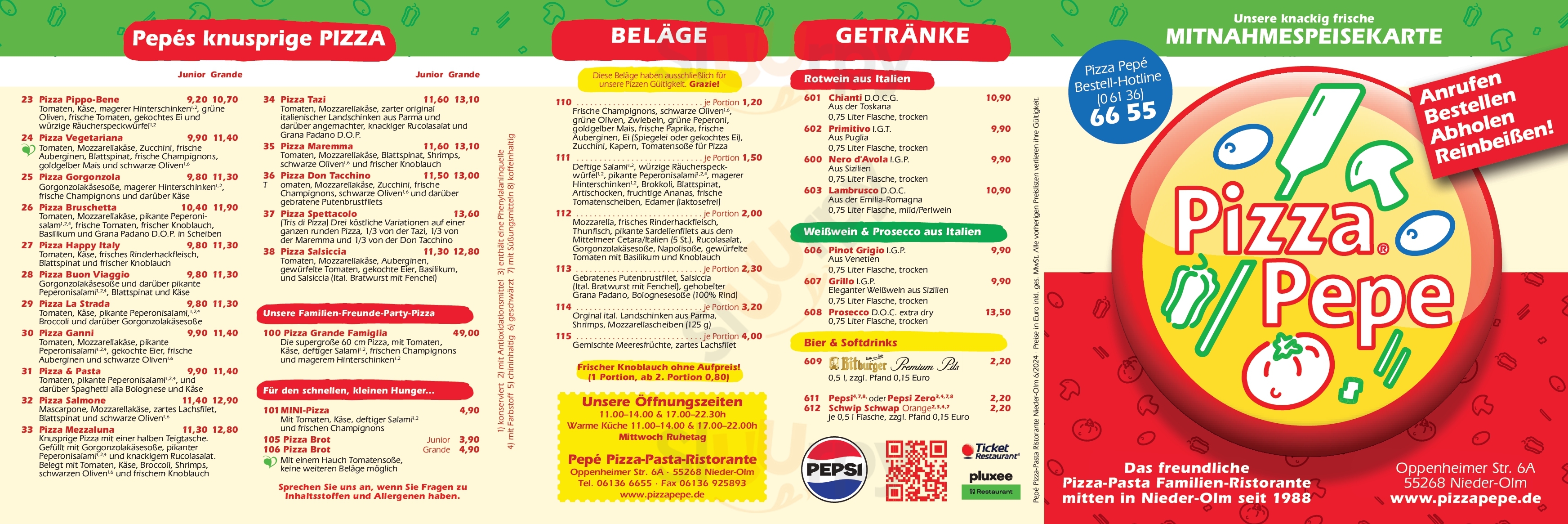 Pizza Pepe Nieder-Olm Menu - 1