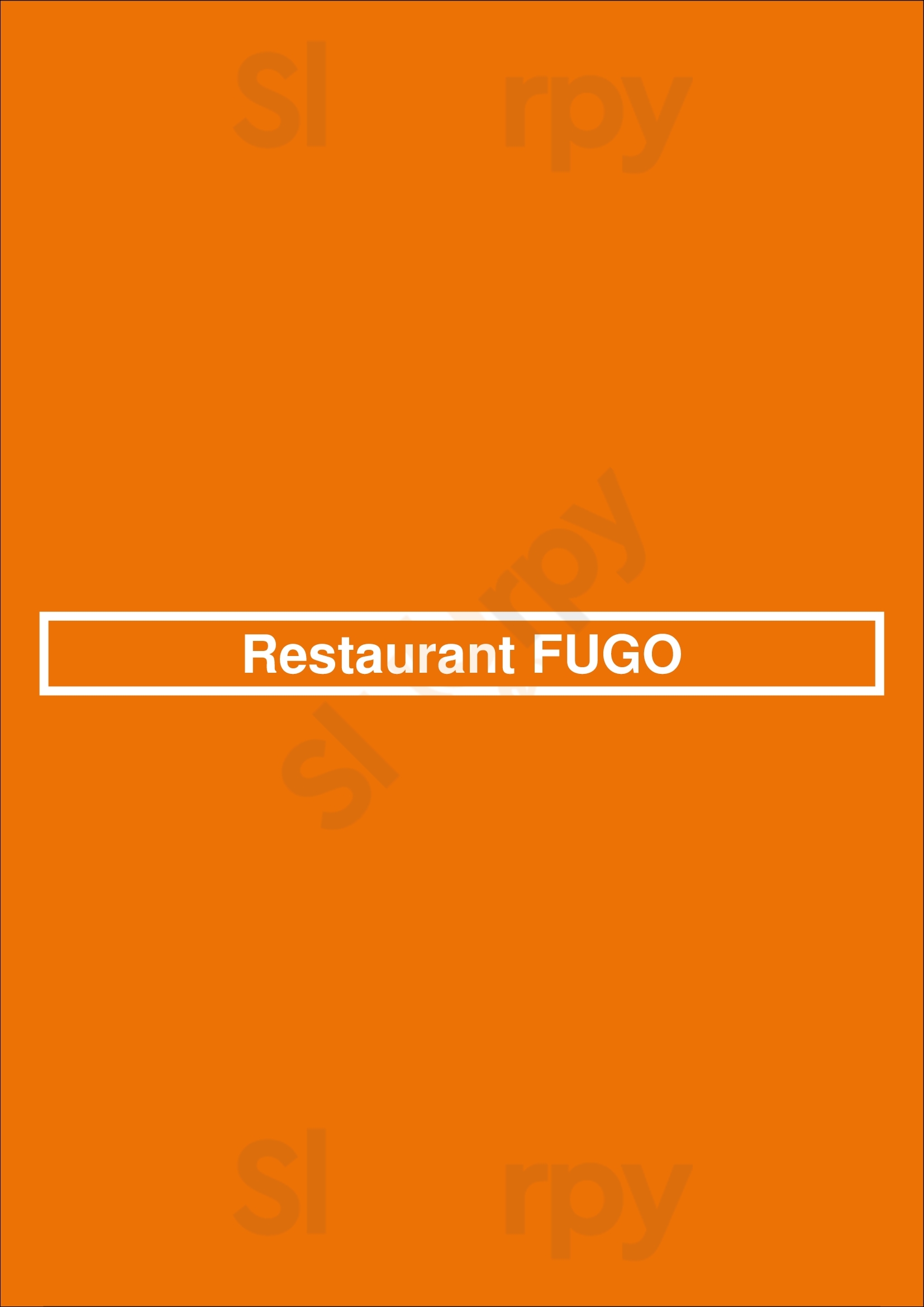 Restaurant Fugo Frankfurt am Main Menu - 1