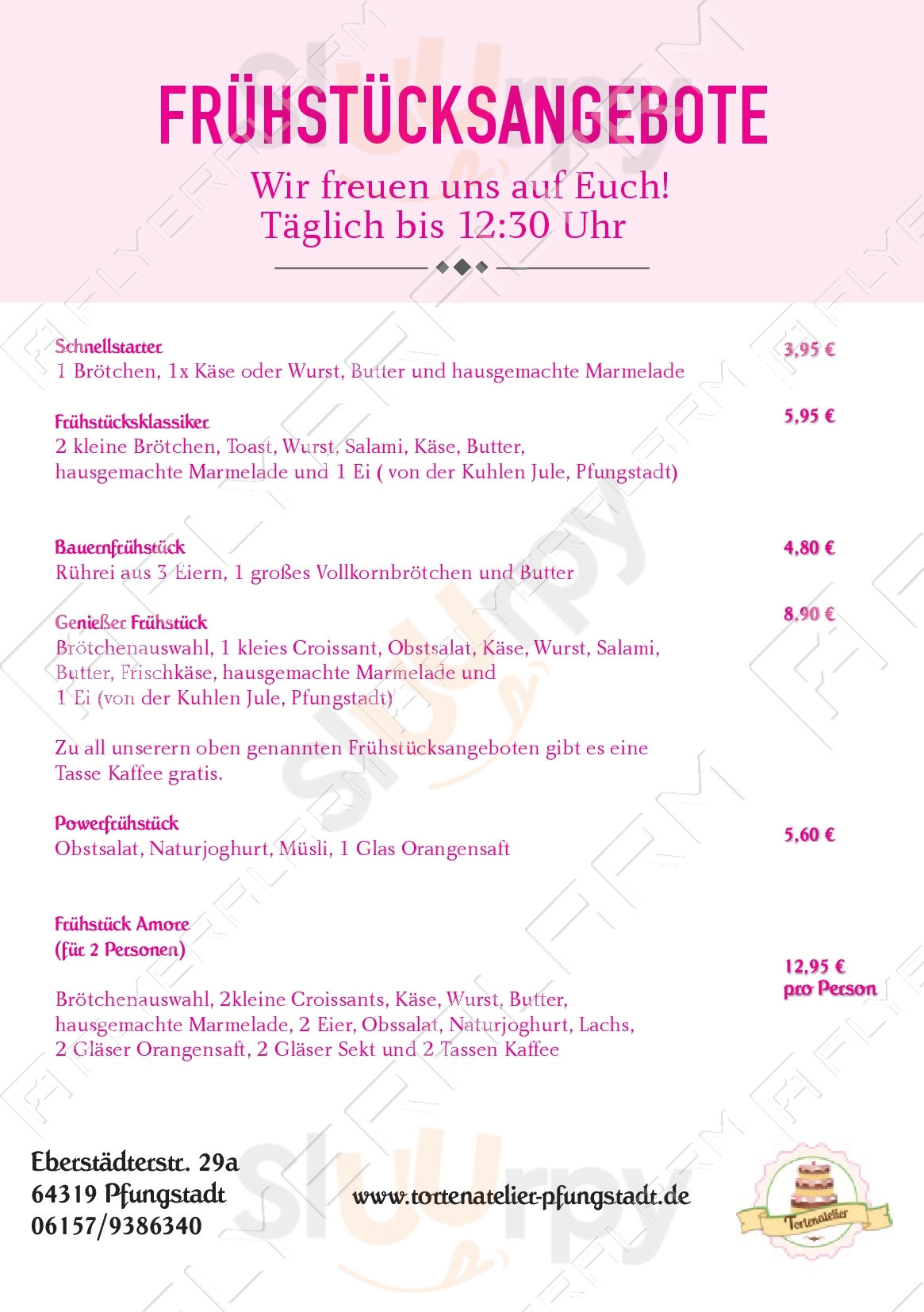 Tortenatelier Pfungstadt Menu - 1