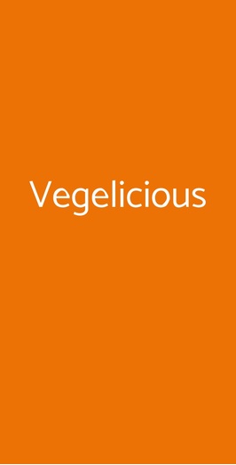 Vegelicious, Firenze