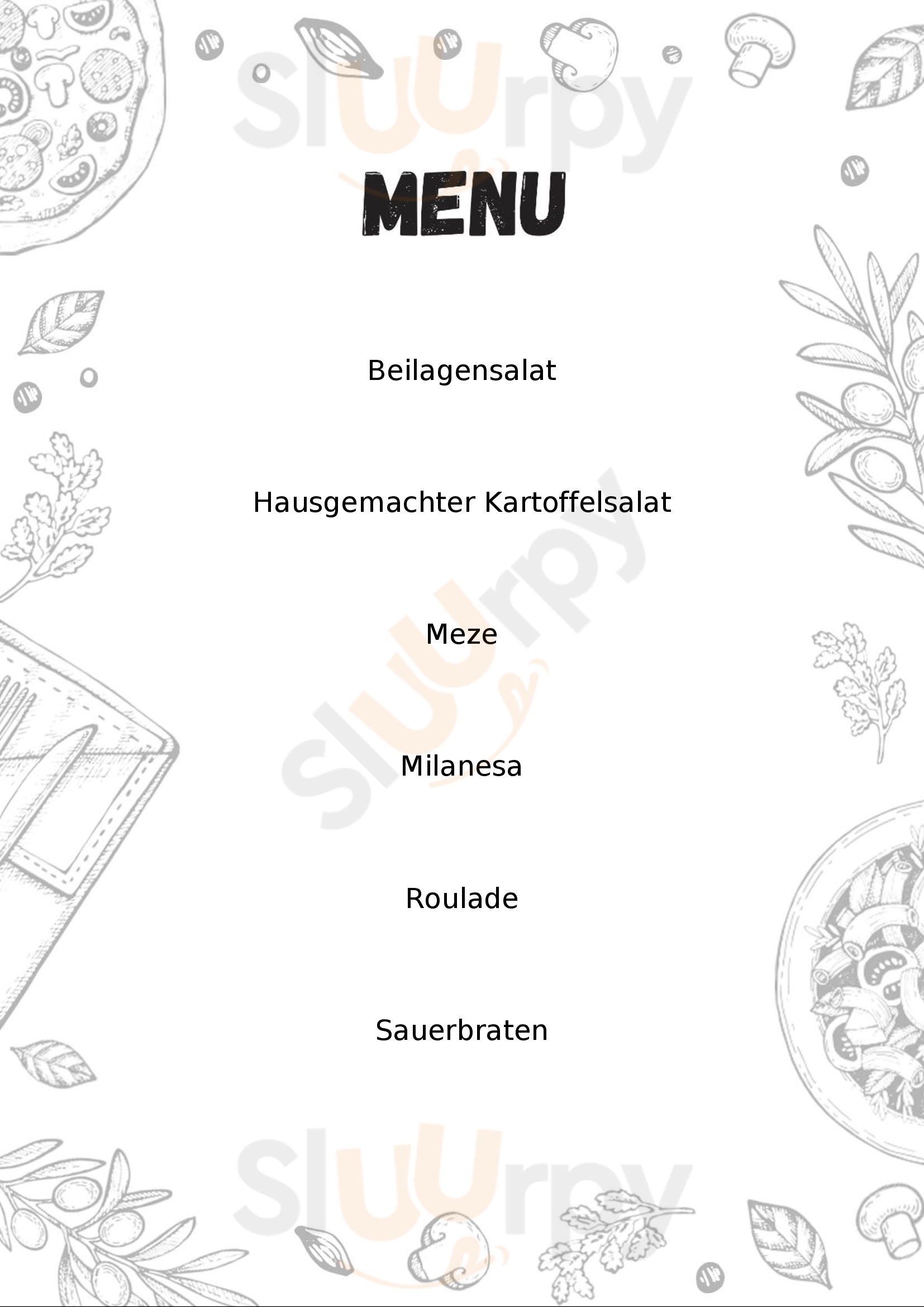 Krug Zum Grünen Kranz Sonneberg Menu - 1