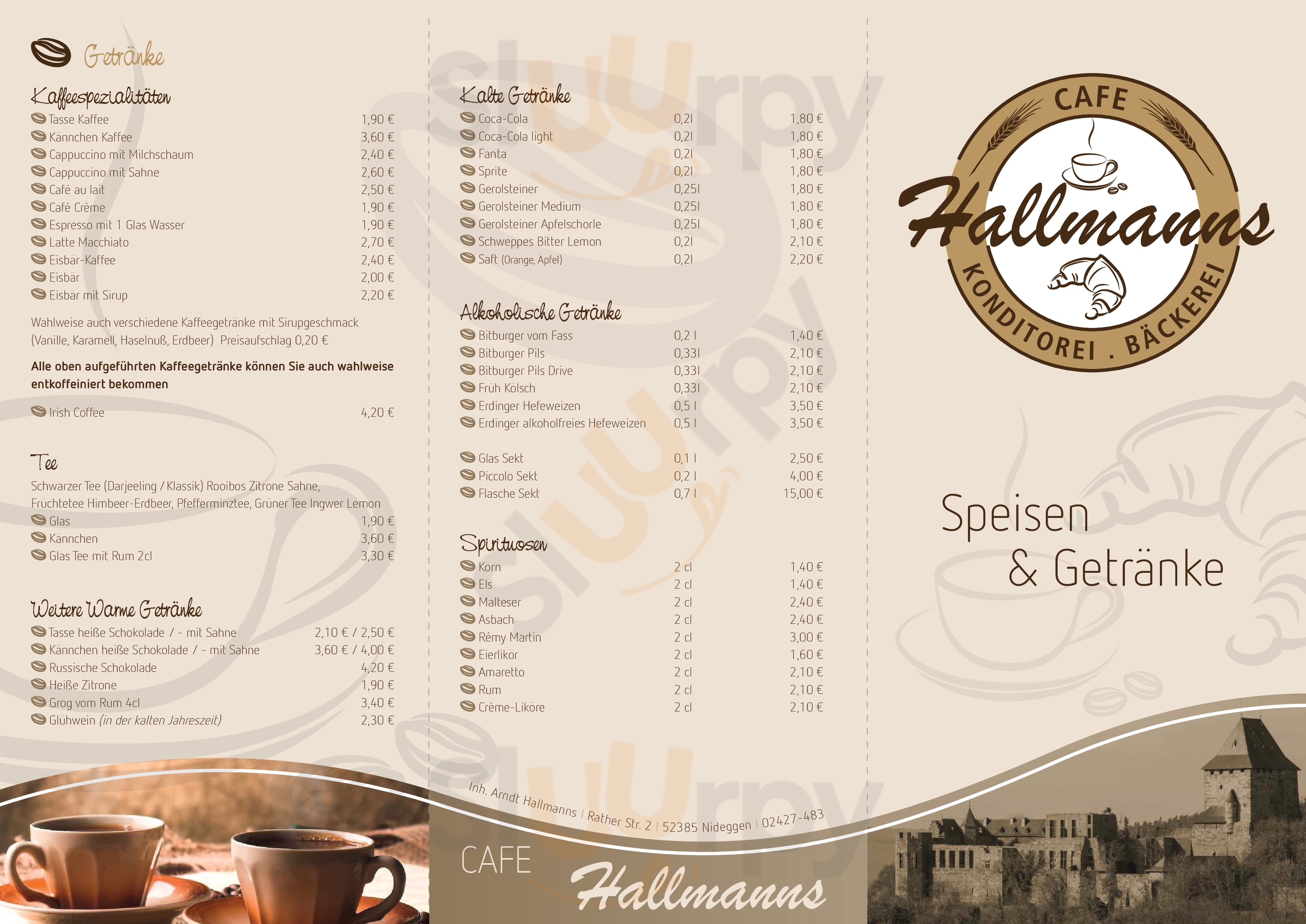 Cafe Hallmanns Nideggen Menu - 1