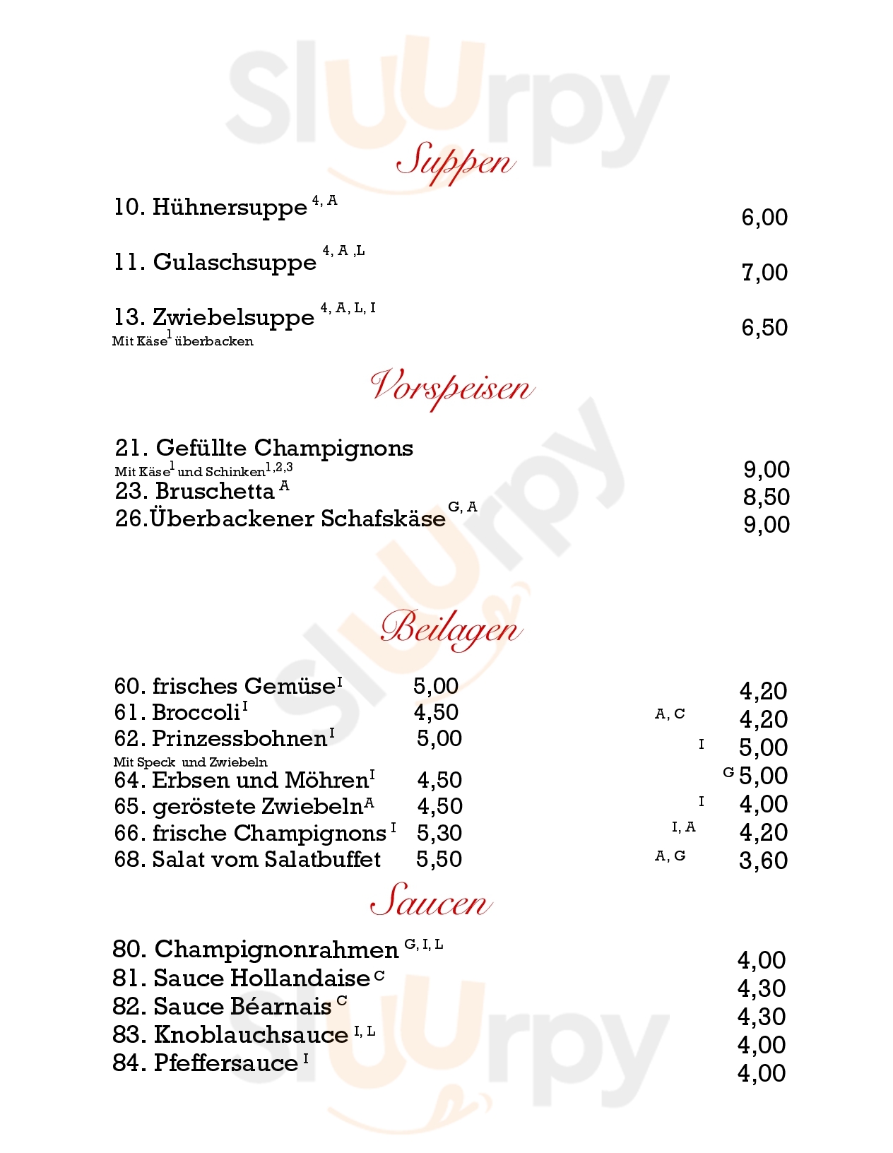 Mediteran Baesweiler Menu - 1