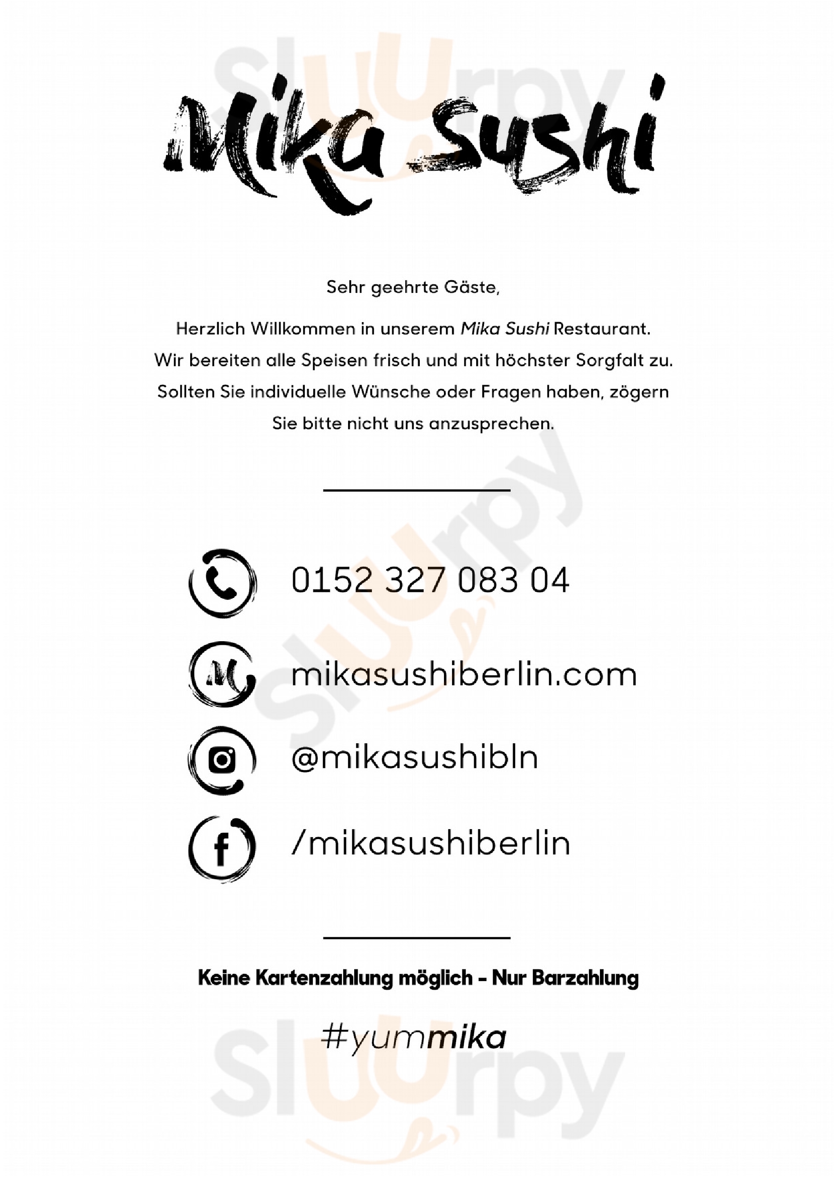 Mika Sushi Berlin Menu - 1