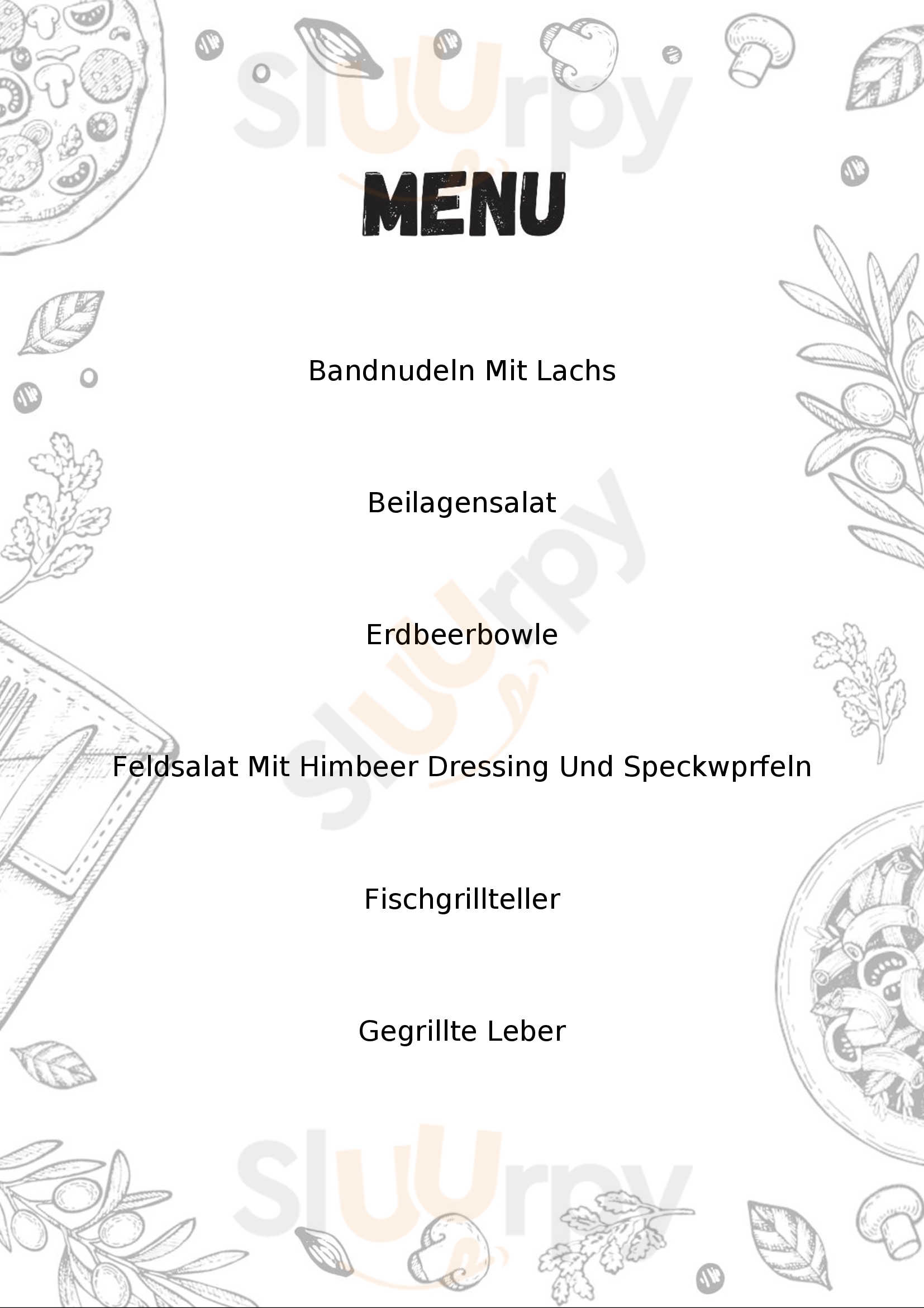 Waldschenke Fuhr Mörlenbach Menu - 1