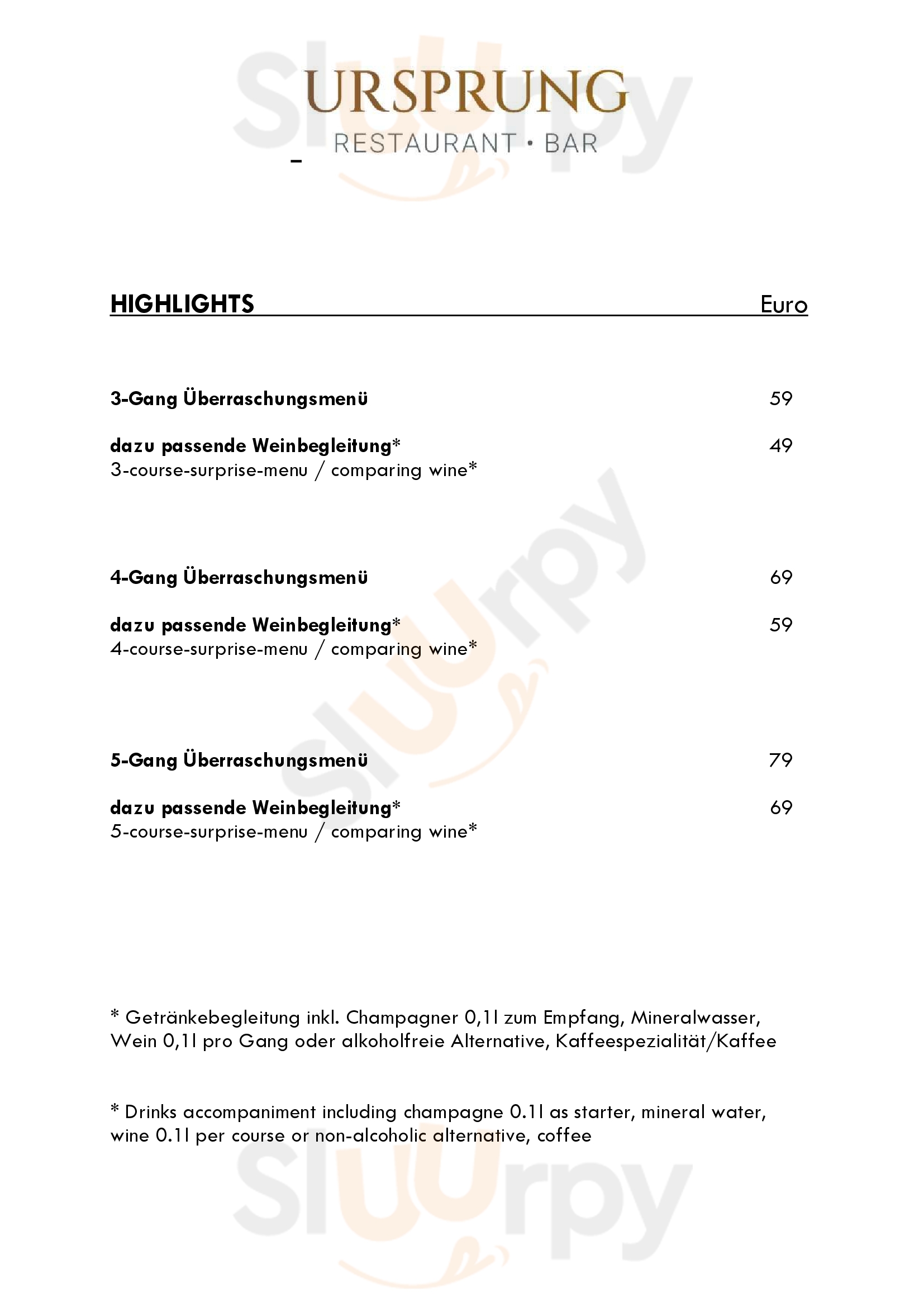 Restaurant Aquarium Friedrichstadt Menu - 1
