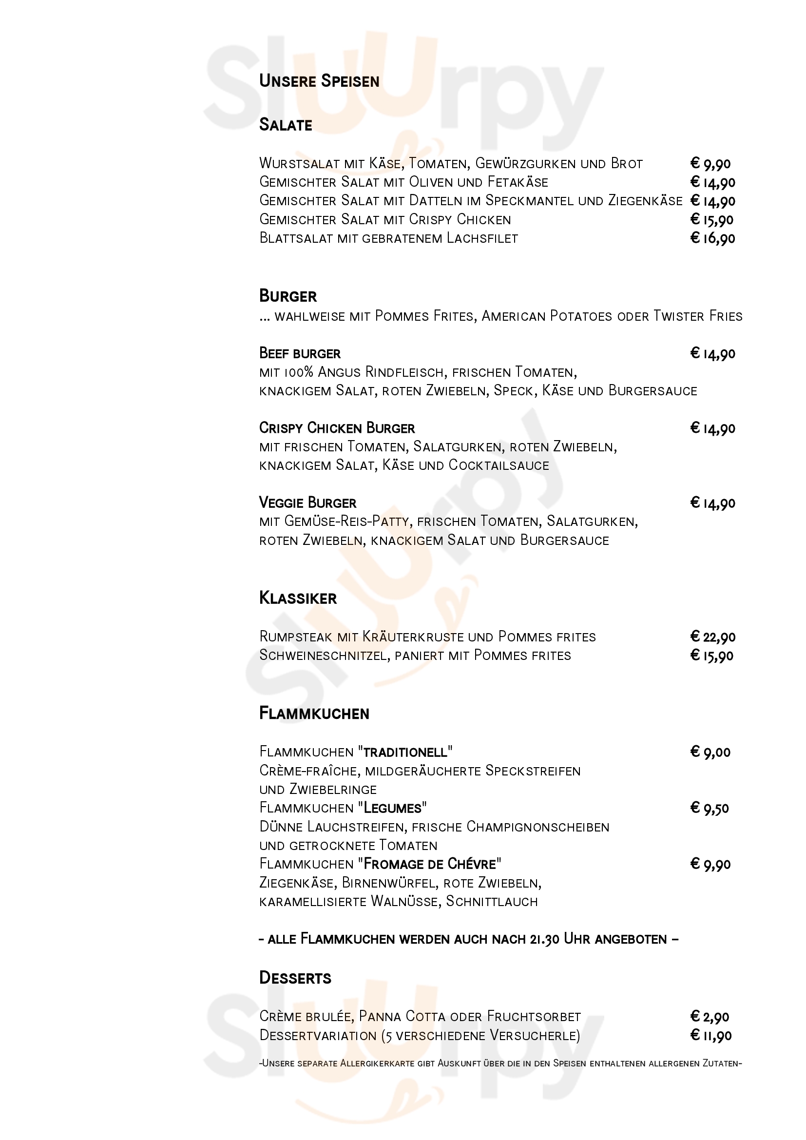 Unikum Bar+lounge Appenweier Menu - 1