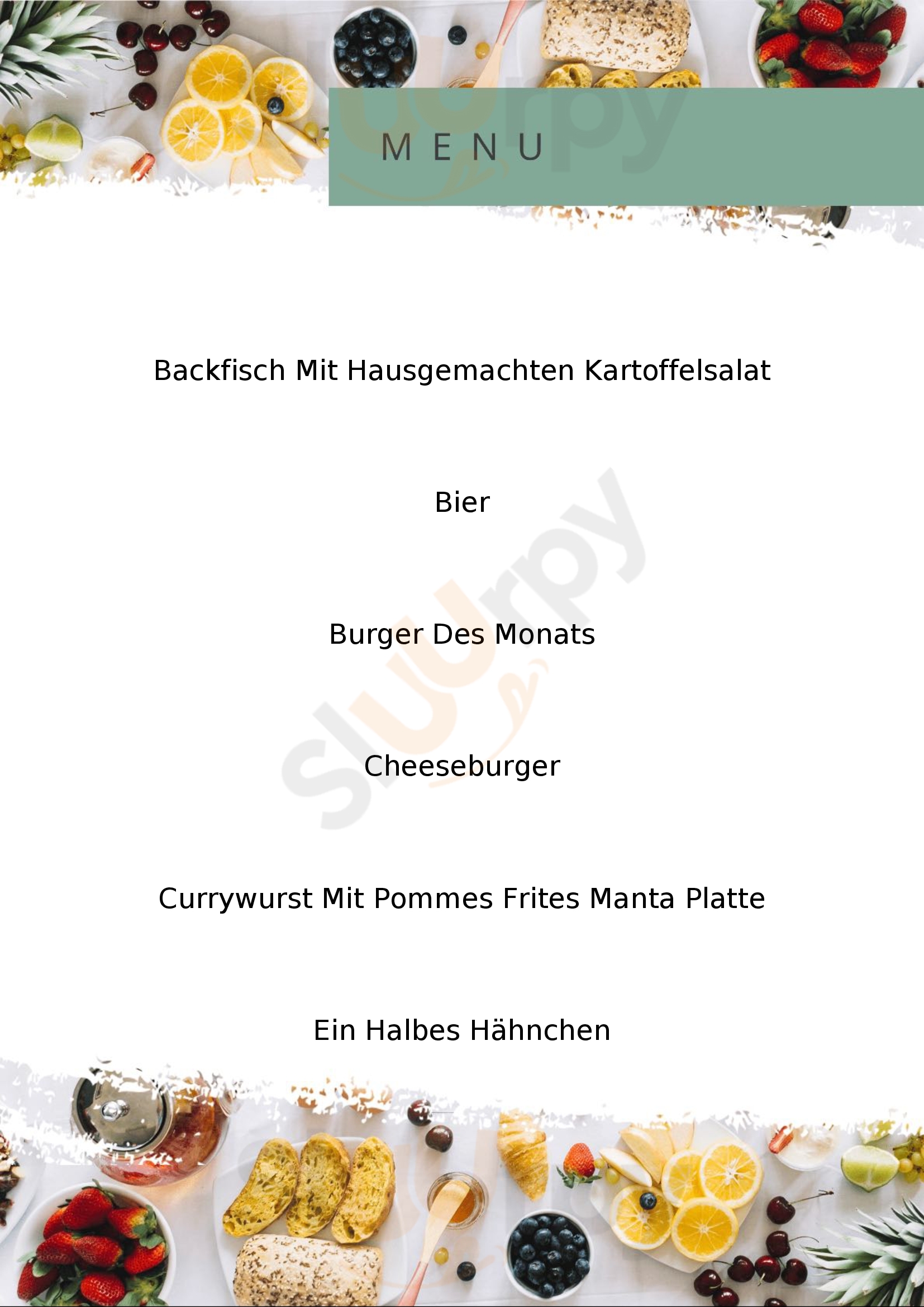 Heidis Schnellrestaurant Altenau Menu - 1