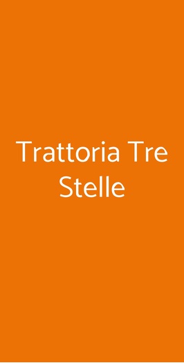 Trattoria Tre Stelle, Forte Dei Marmi