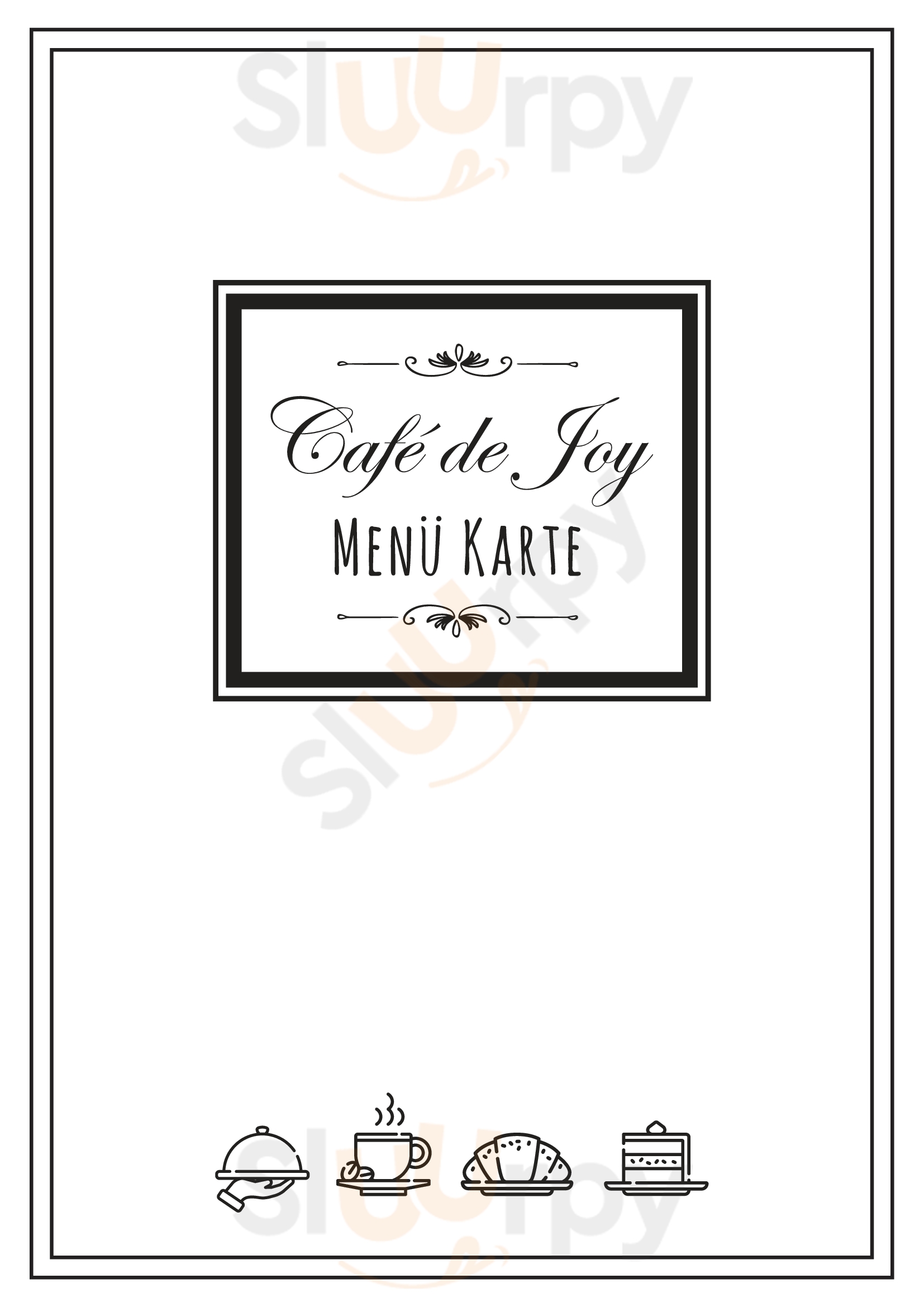 Cafe De Joy Köln Menu - 1