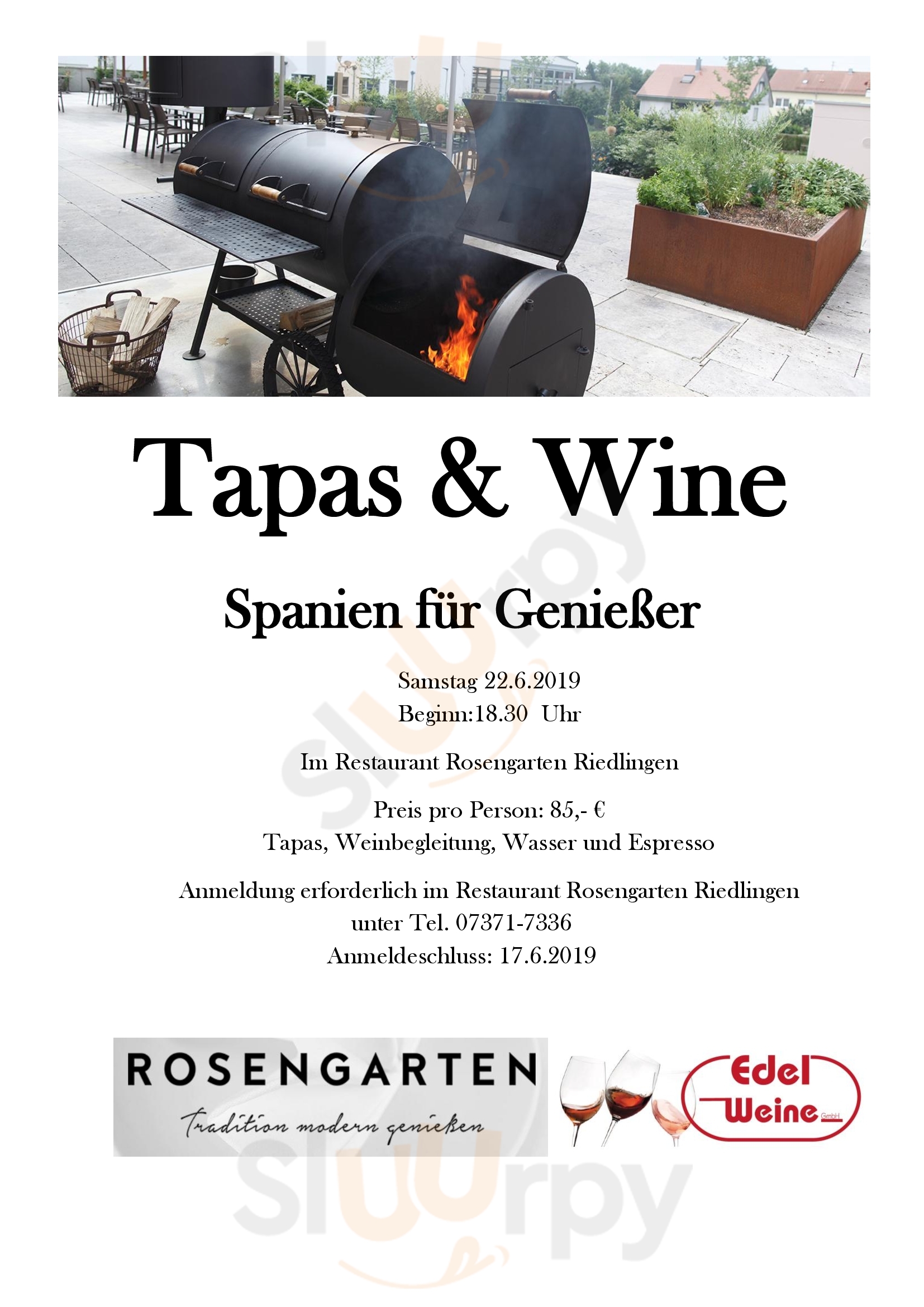 Rosengarten Riedlingen Menu - 1