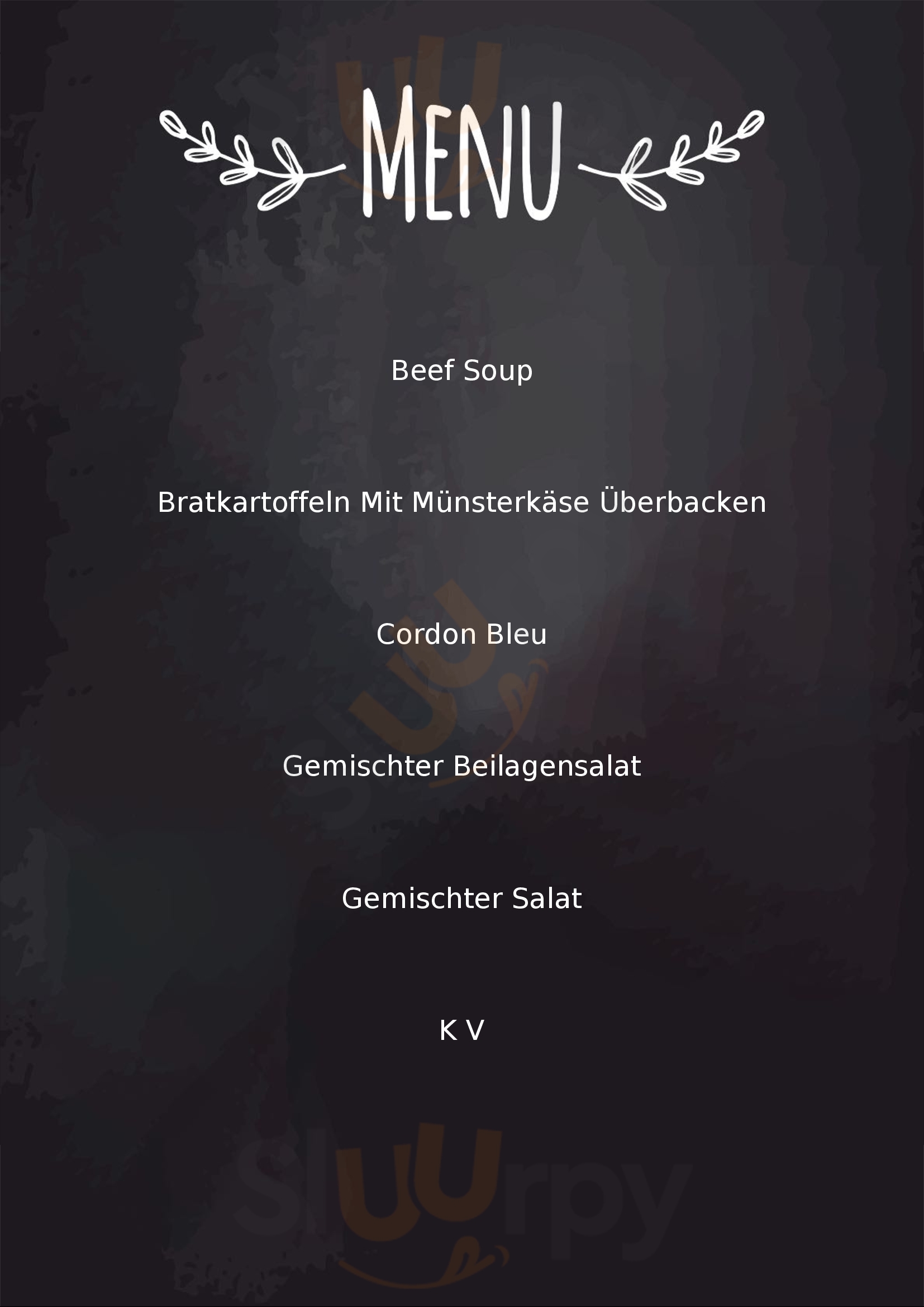 Gasthof Hirsch Kappelrodeck Menu - 1