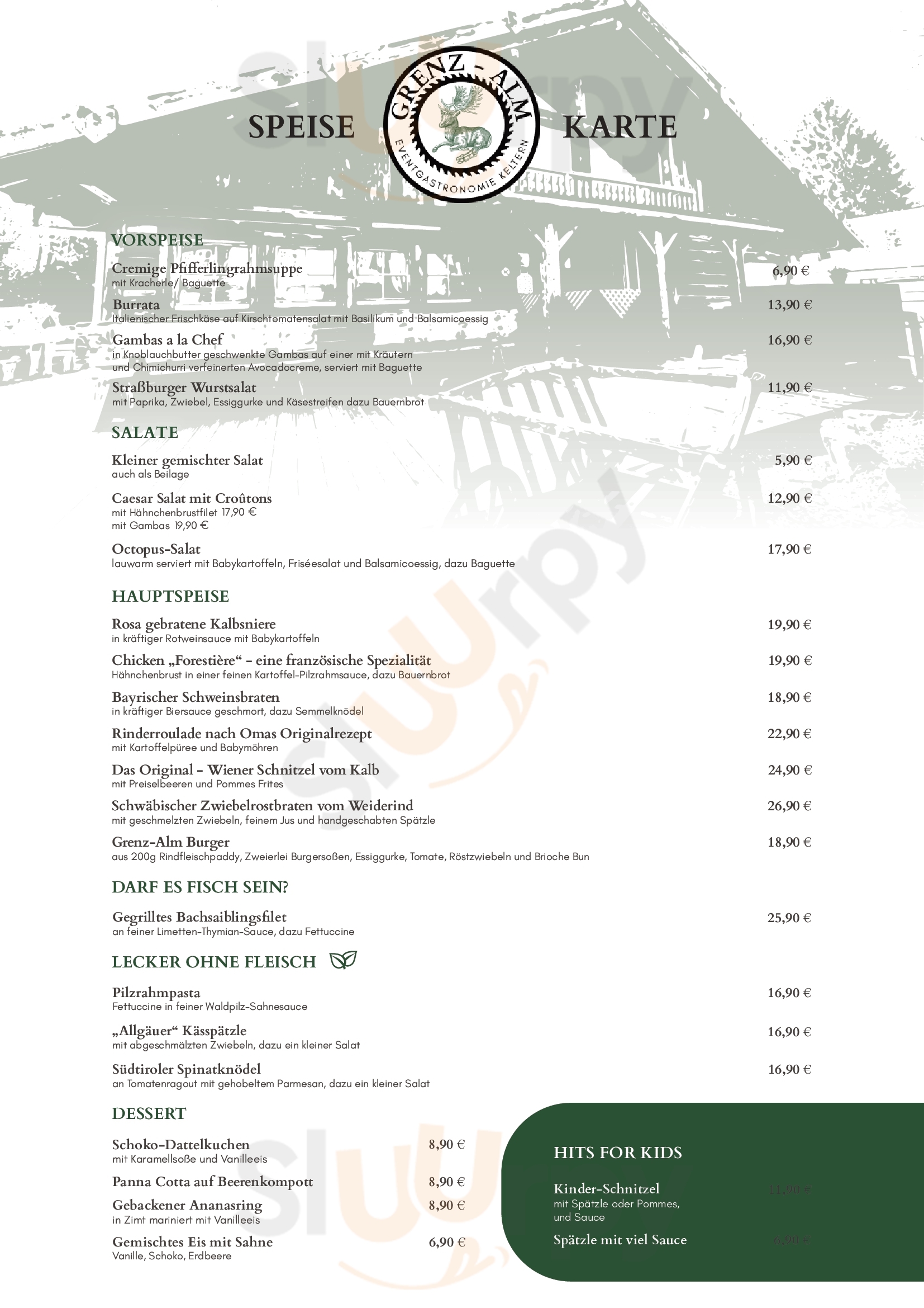 Landgasthof Grenzsägmühle Keltern Menu - 1