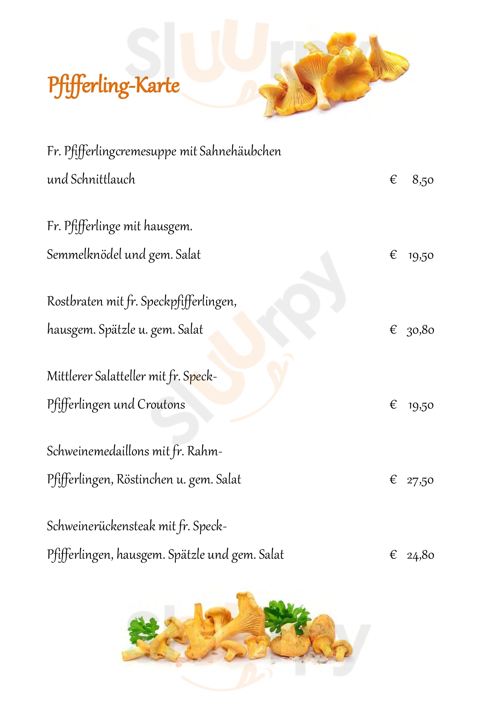 Der Saalbau Neuhausen Menu - 1