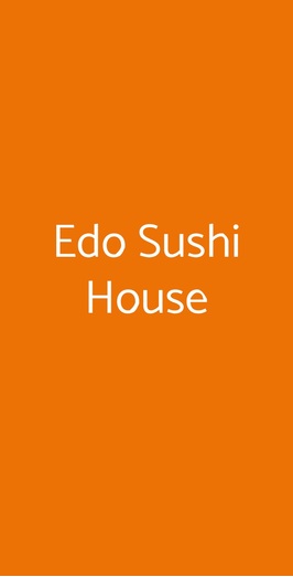 Edo Sushi House Rigattieri, Pisa