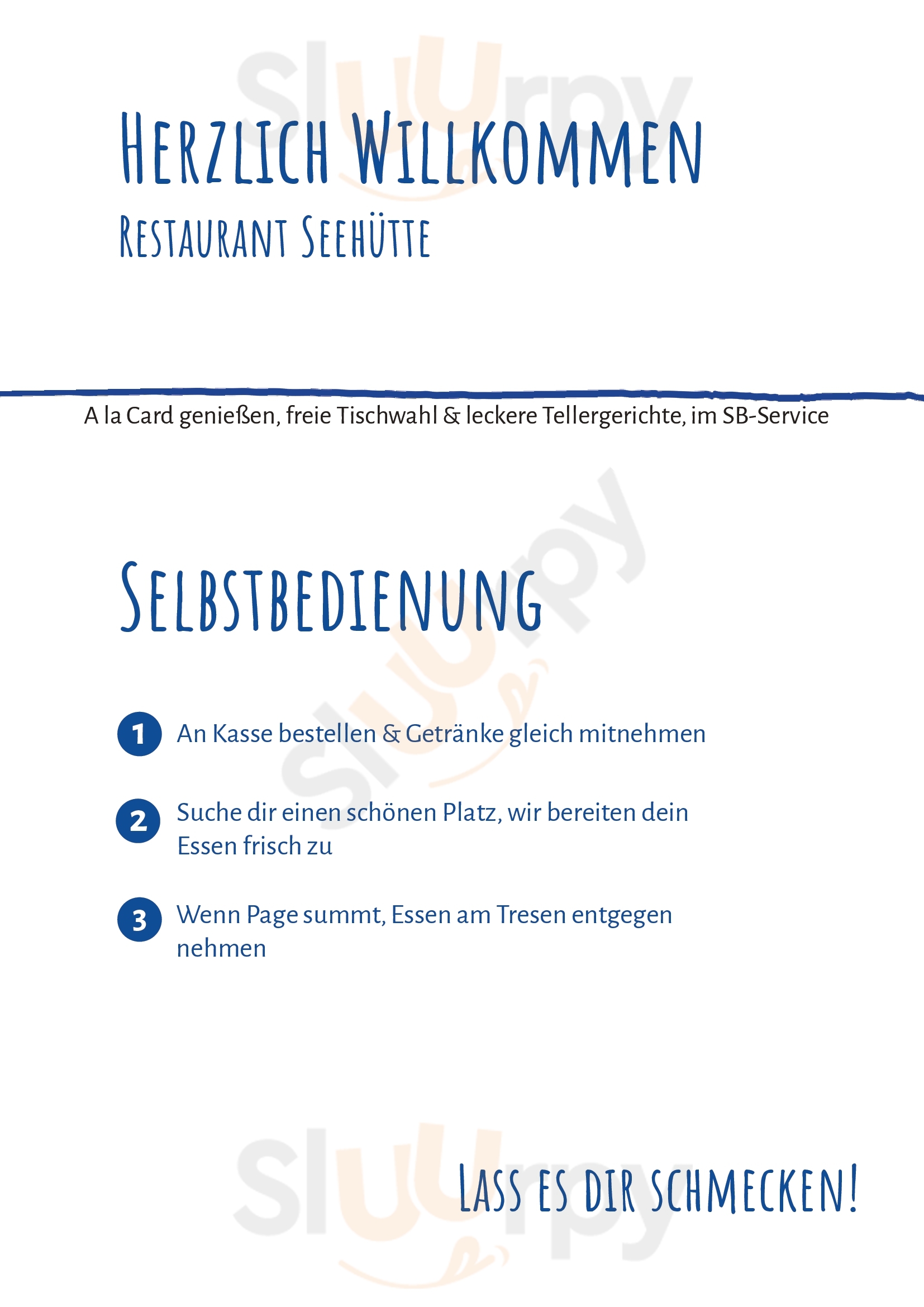 Parkrestaurant Seehütte Winsen an der Aller Menu - 1