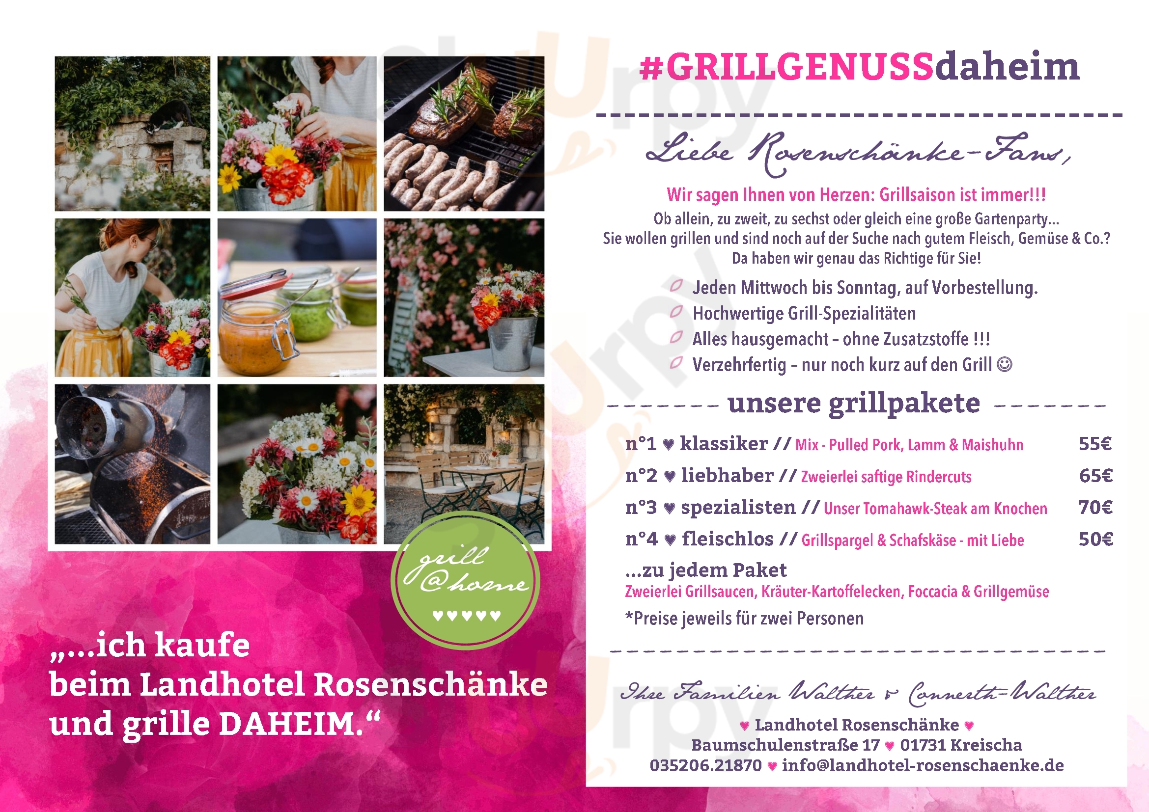 Landhotel Rosenschänke Kreischa Menu - 1