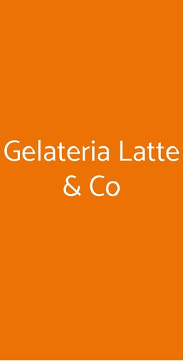 Gelateria Latte & Co., Livorno