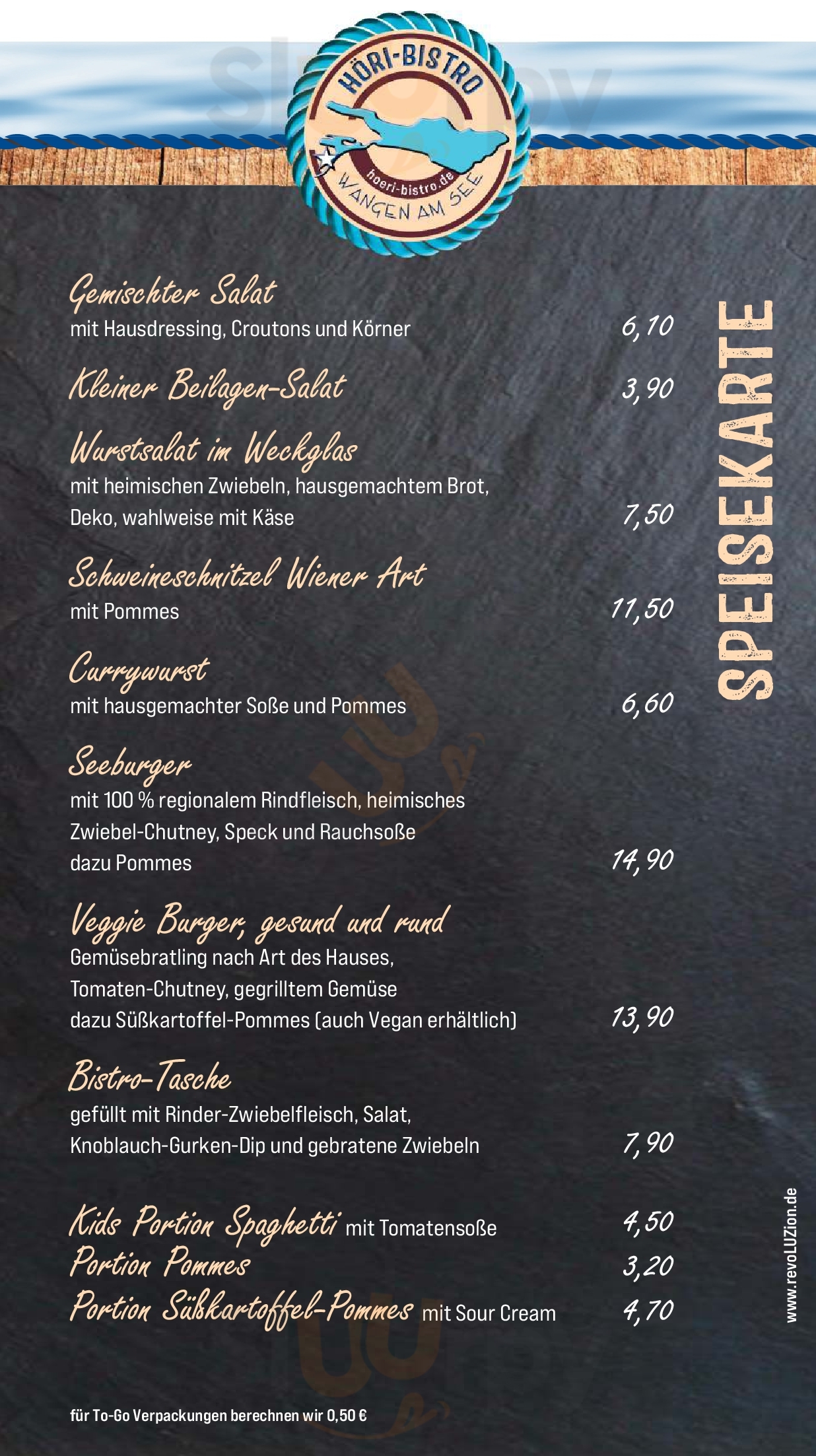 Bistro Camping Wangen Öhningen Menu - 1