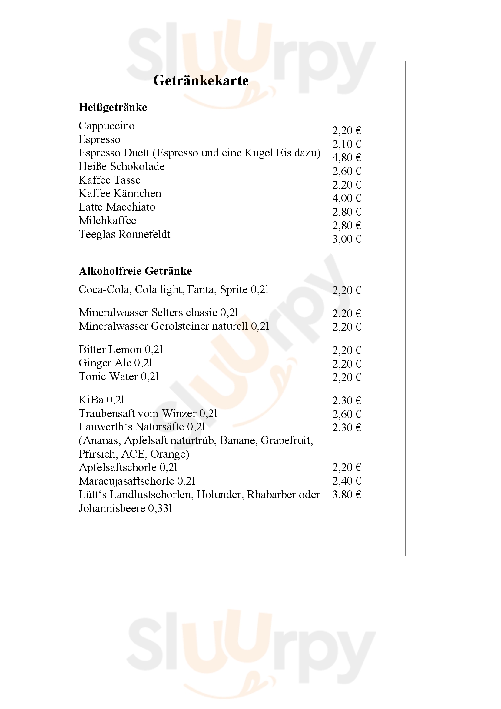 Wilminks Neuenkirchen Menu - 1