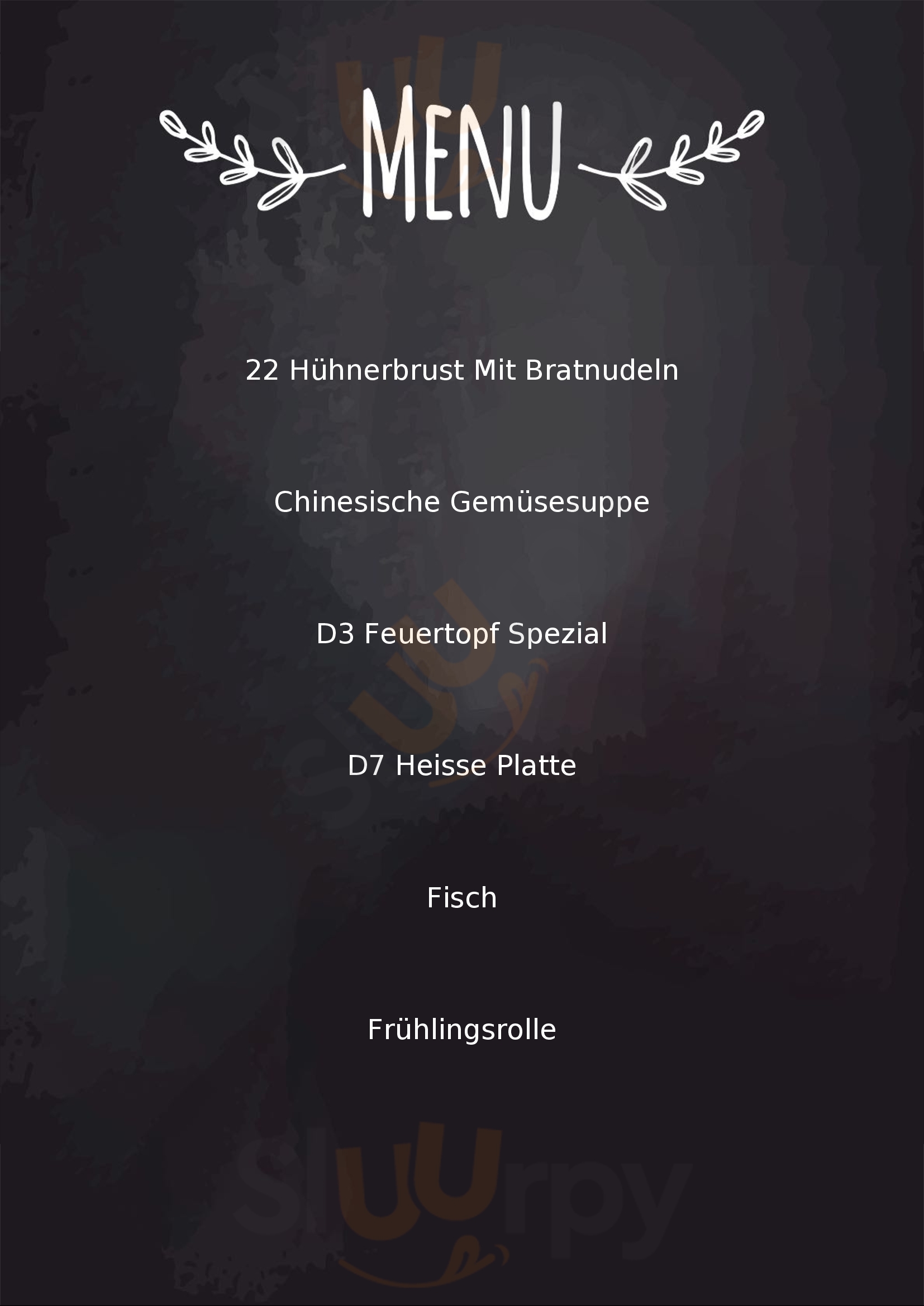 Dynastie Rodenberg Menu - 1