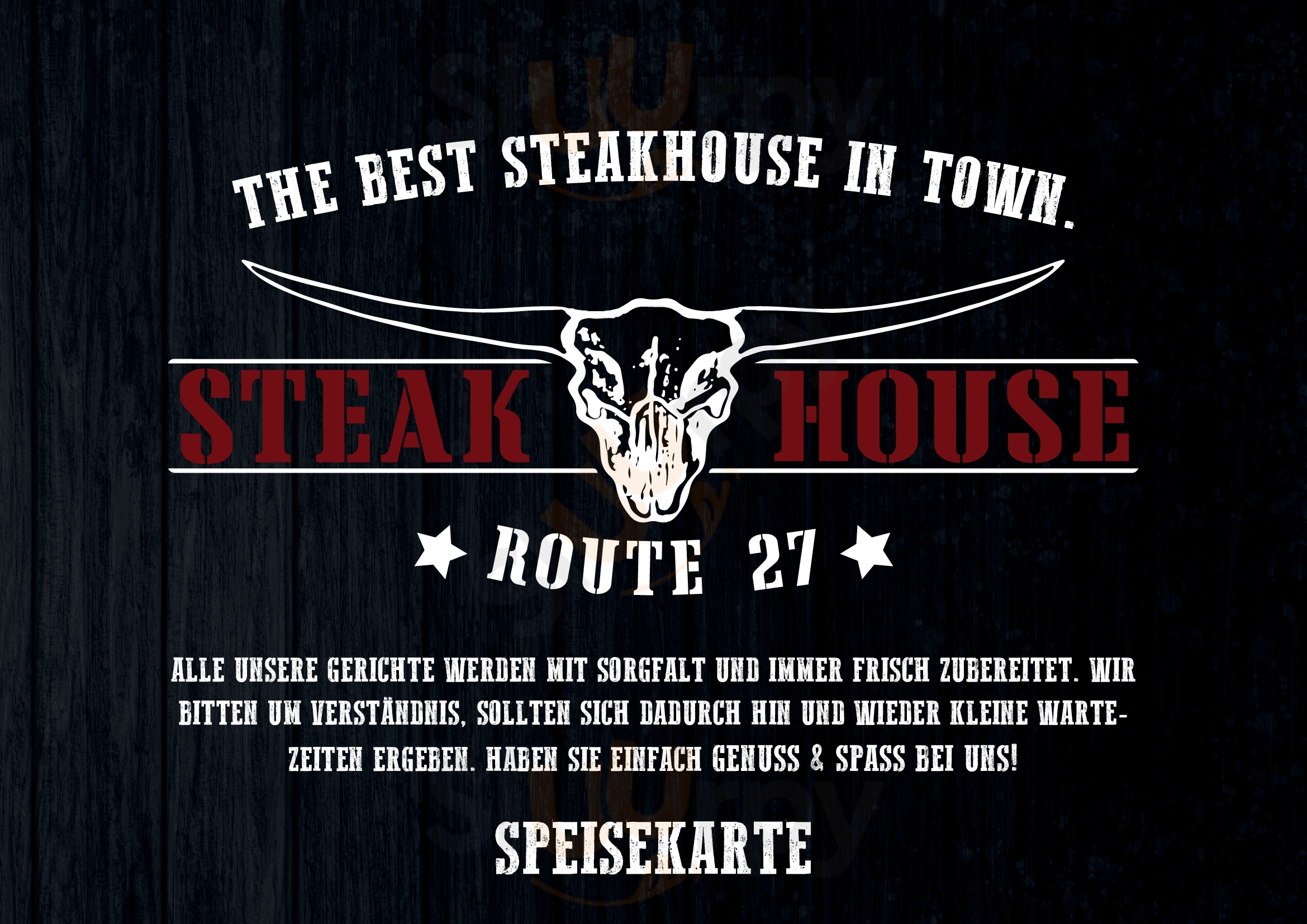 Steak House Route 27 Ofterdingen Menu - 1