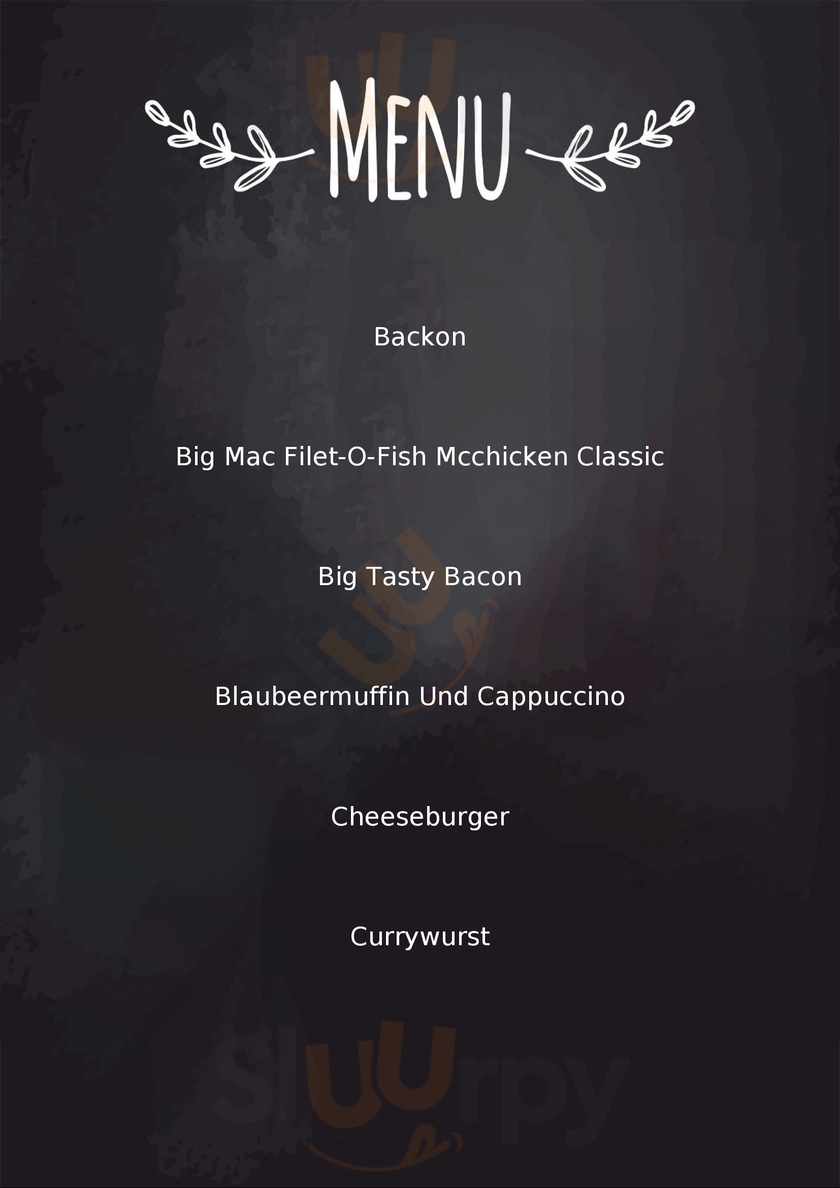 Mcdonald's Ofterdingen Menu - 1