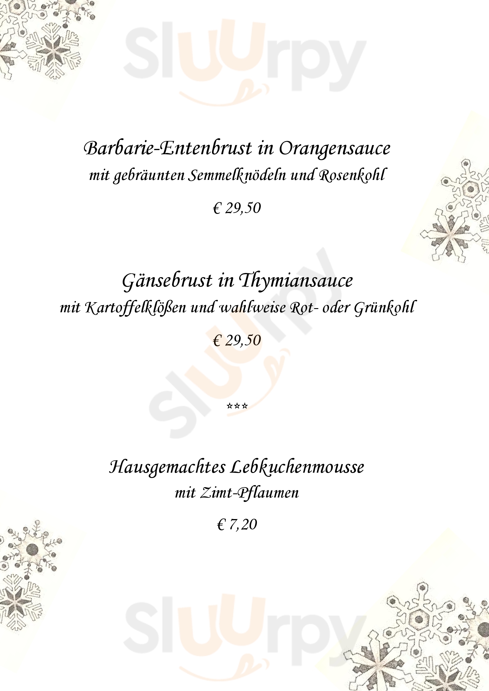 Gasthaus Brandner Trendelburg Menu - 1