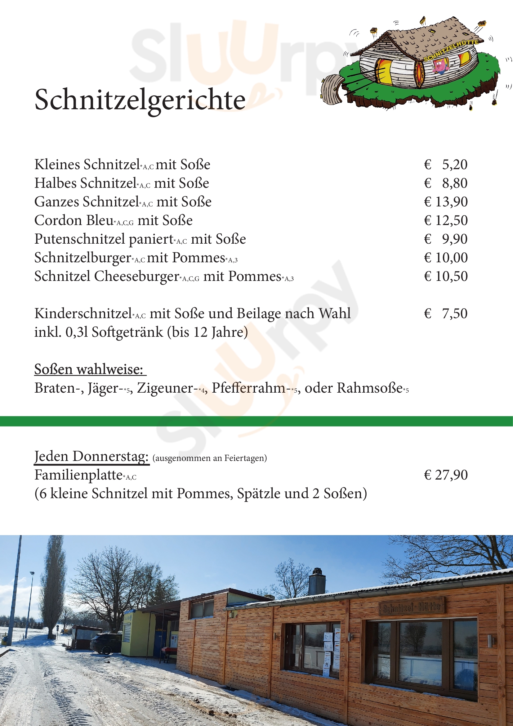 Schnitzel-hütte Ellhofen Menu - 1