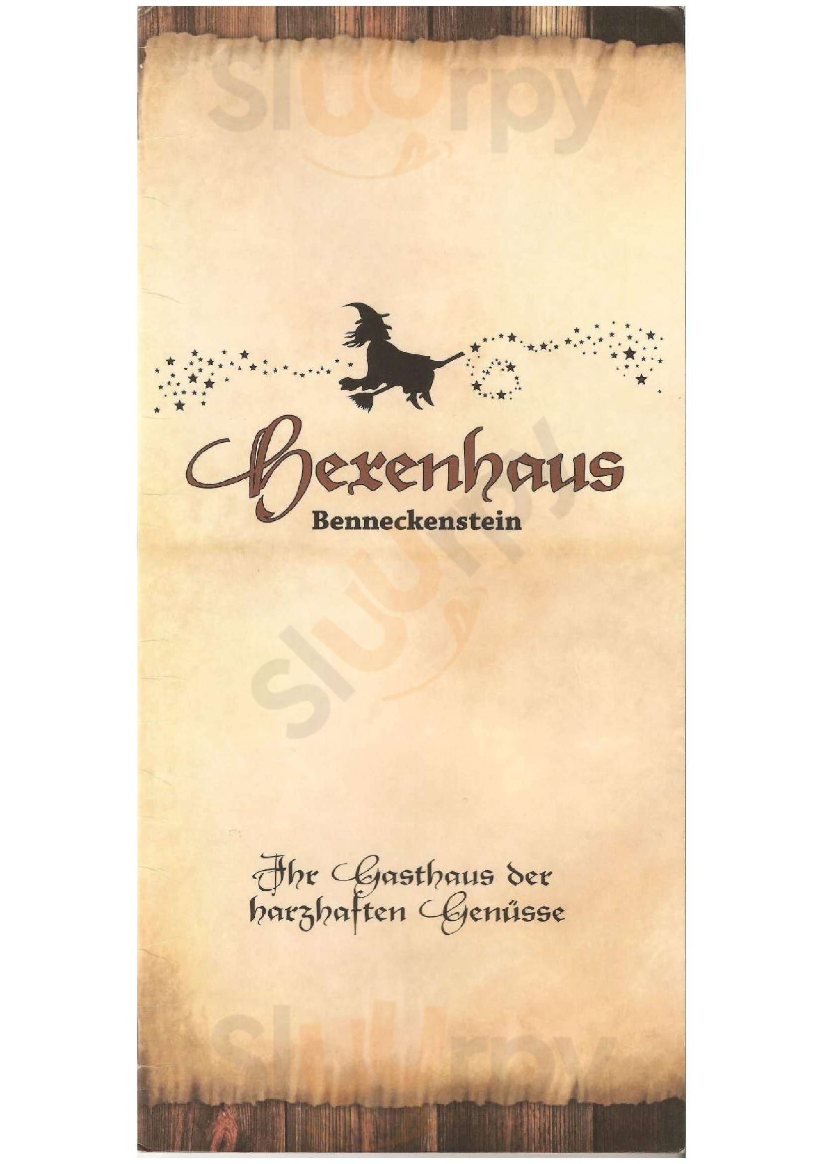 Hexenhaus Benneckenstein Menu - 1