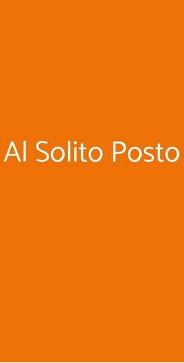 Al Solito Posto, Termoli