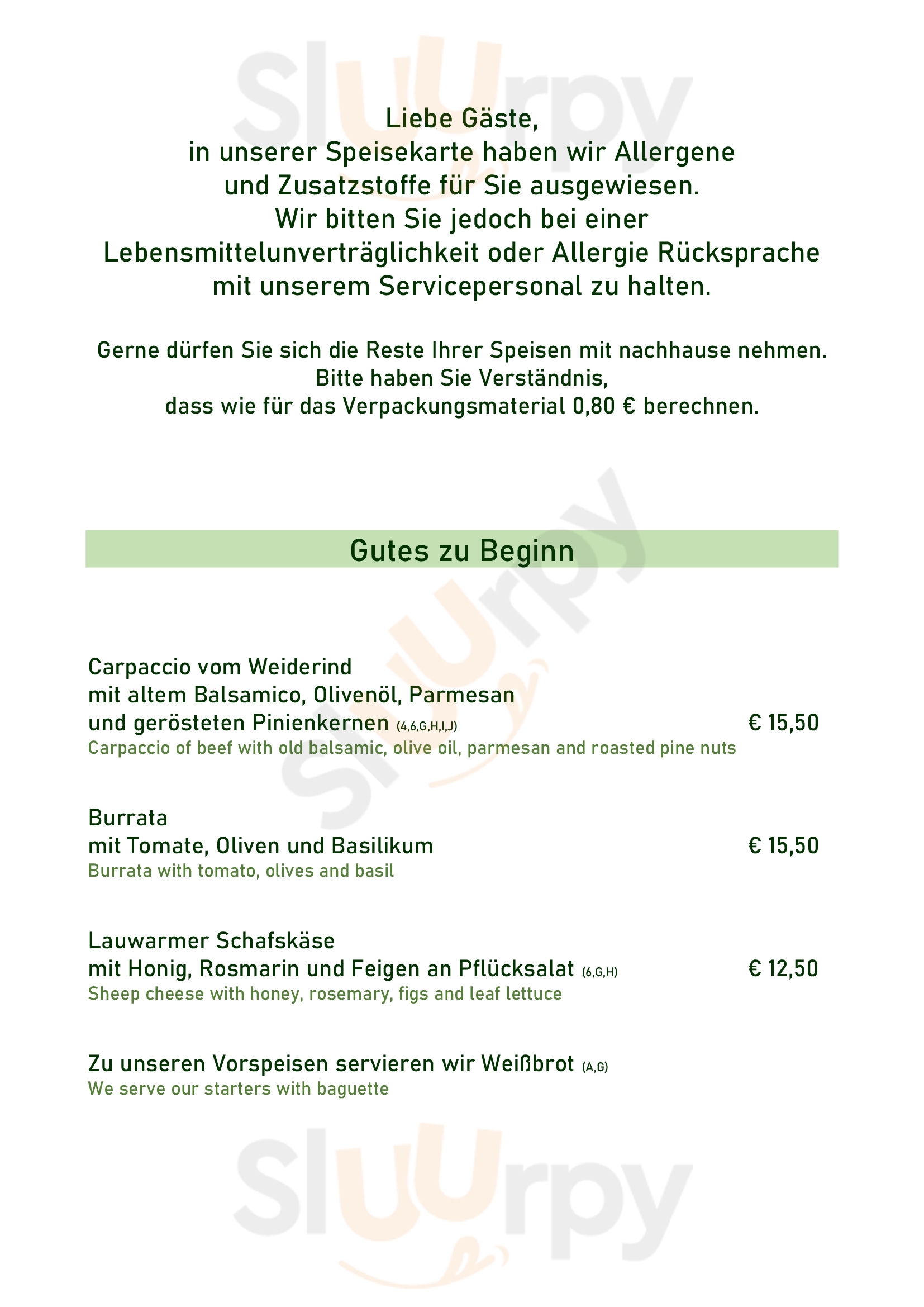 Landhotel Gasthof Krone Kupferzell Menu - 1