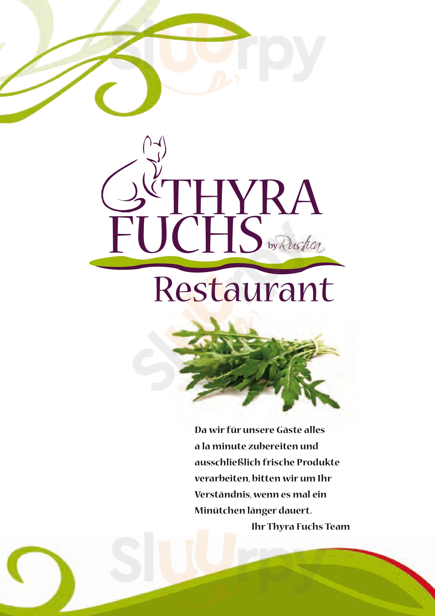 Thyra Fuchs Uftrungen Menu - 1